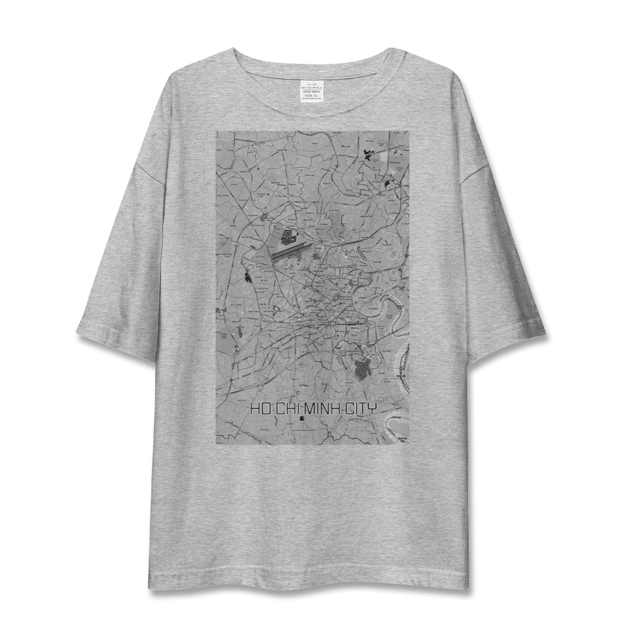 【ホーチミン(ベトナム)】地図柄ビッグシルエットTシャツ
