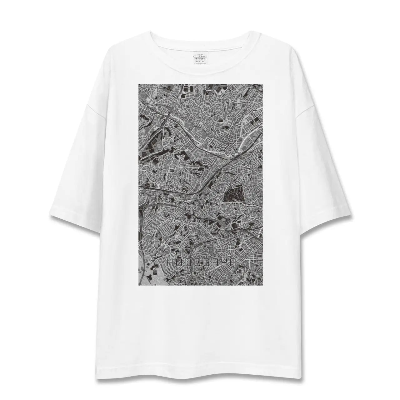 【保土ケ谷(神奈川県)】地図柄ビッグシルエットTシャツ