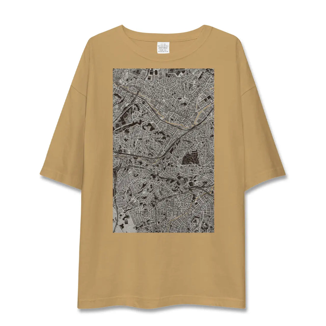 【保土ケ谷(神奈川県)】地図柄ビッグシルエットTシャツ