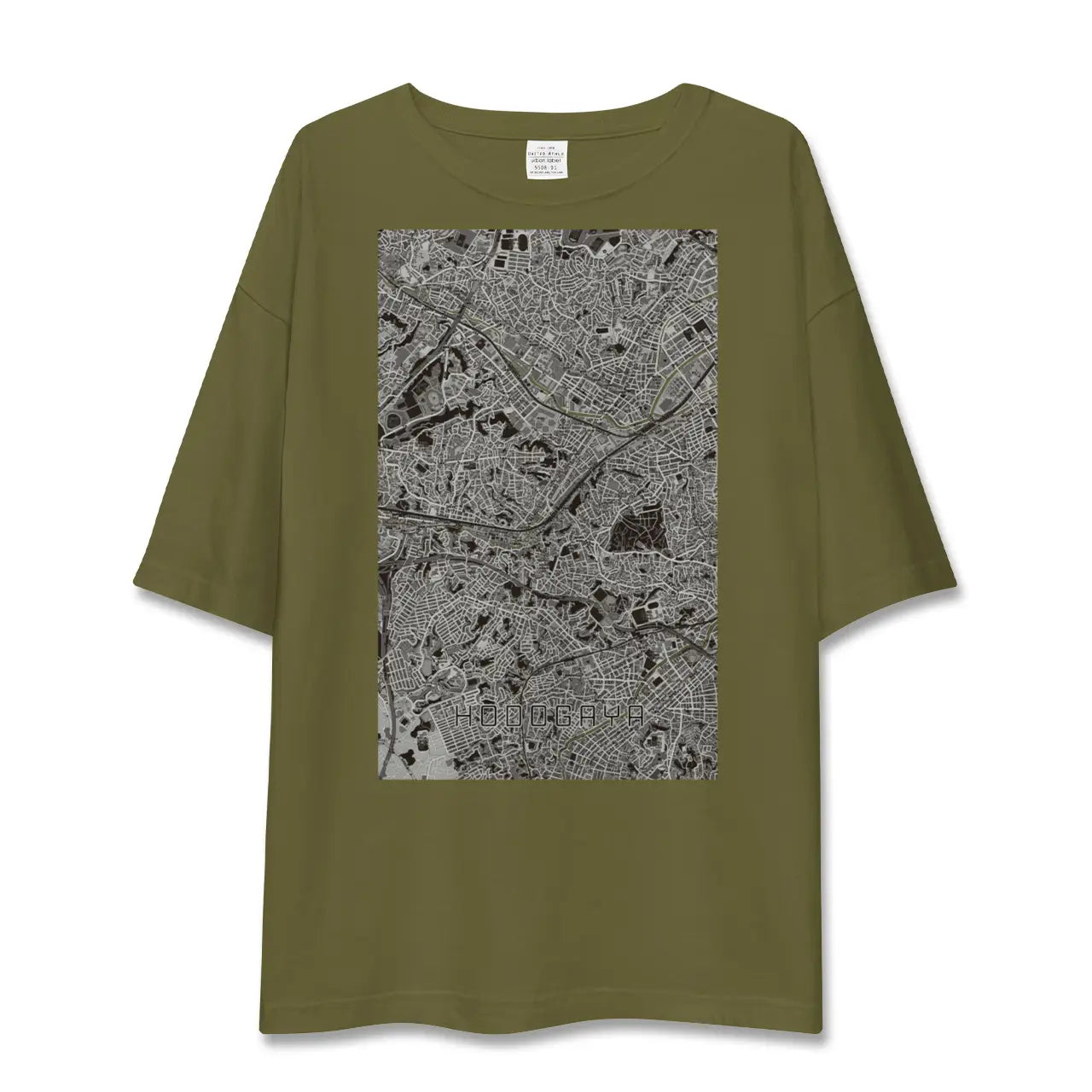 【保土ケ谷(神奈川県)】地図柄ビッグシルエットTシャツ