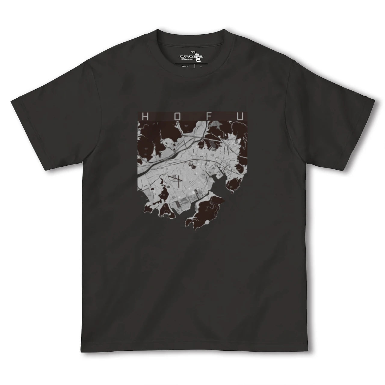 【防府(山口県)】地図柄ヘビーウェイトTシャツ