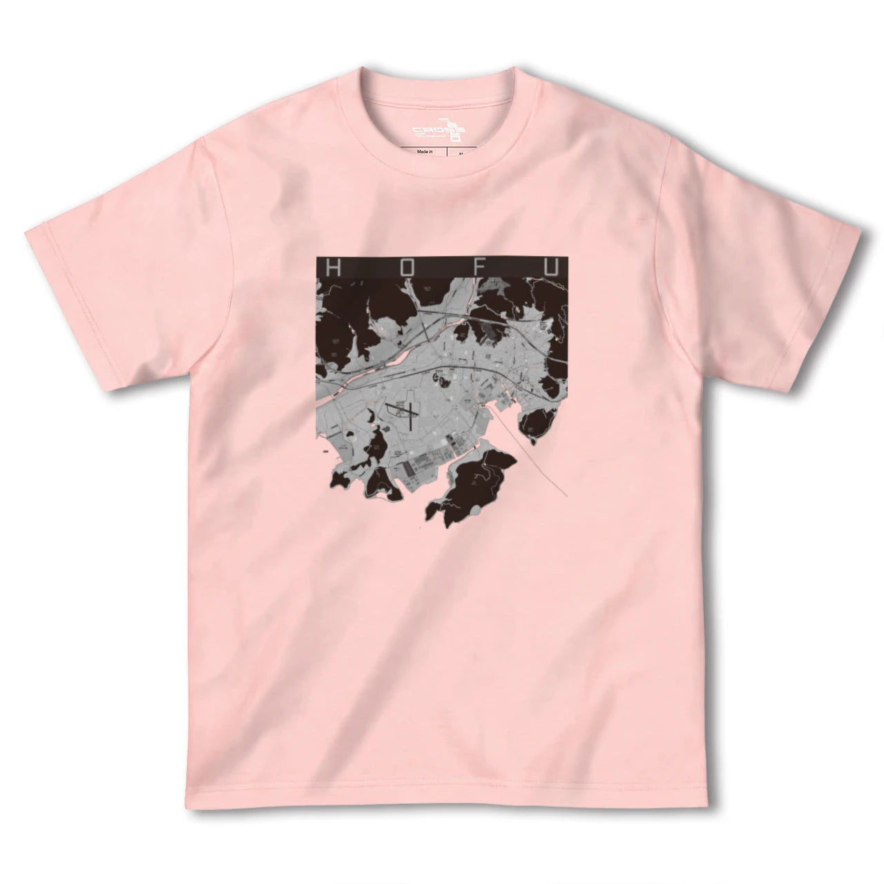 【防府(山口県)】地図柄ヘビーウェイトTシャツ