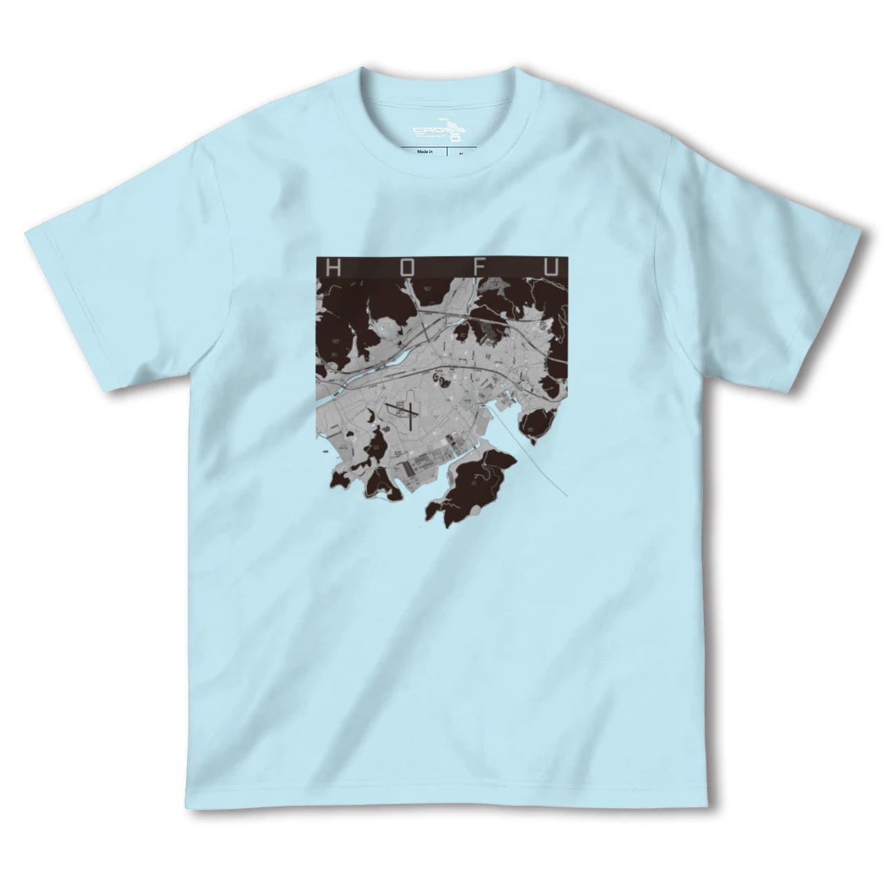 【防府(山口県)】地図柄ヘビーウェイトTシャツ