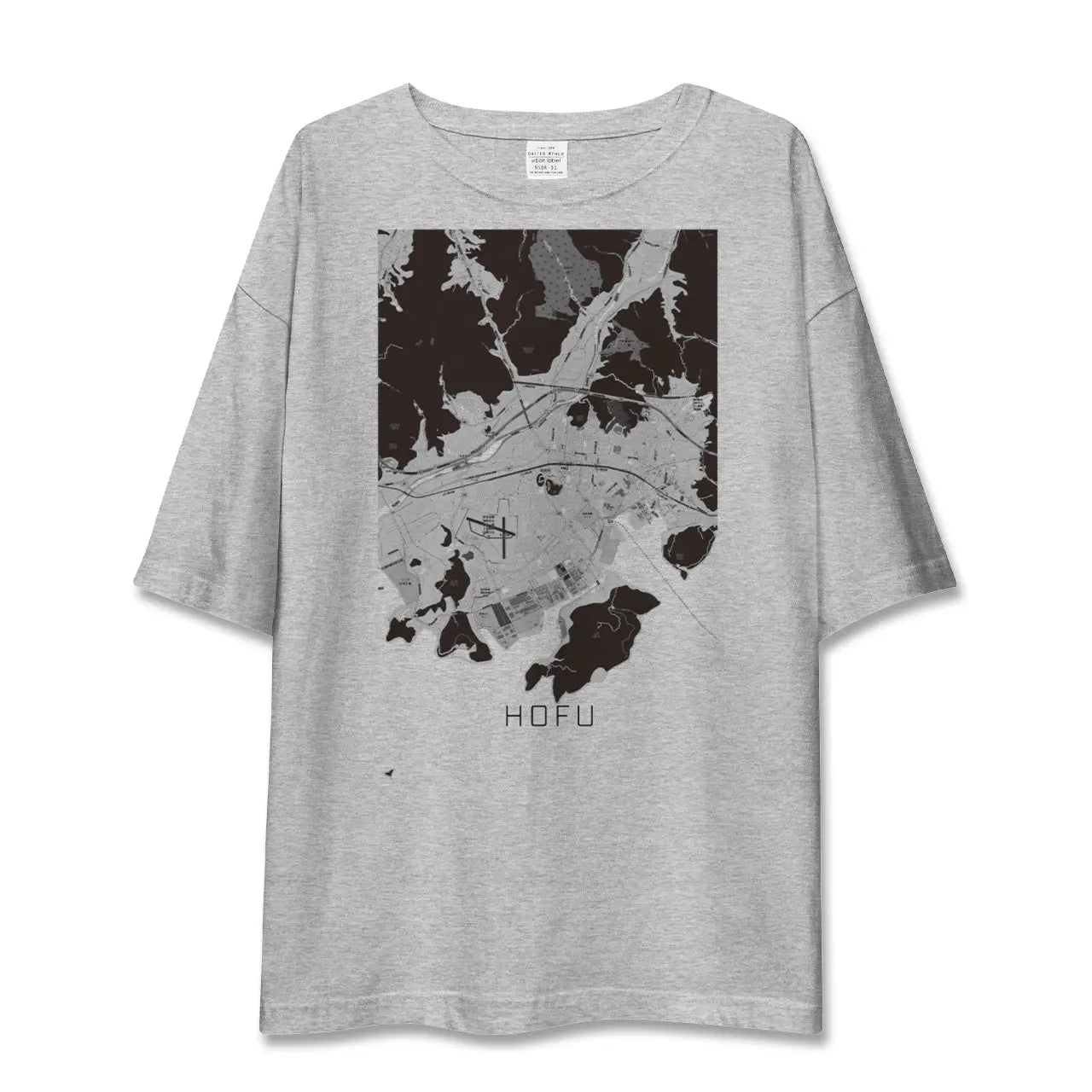 【防府(山口県)】地図柄ビッグシルエットTシャツ