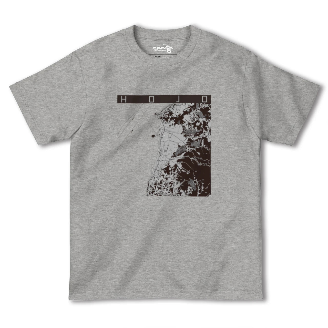 【北条(愛媛県)】地図柄ヘビーウェイトTシャツ