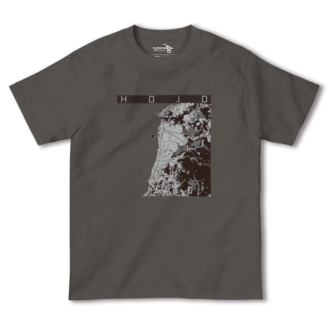 【北条(愛媛県)】地図柄ヘビーウェイトTシャツ