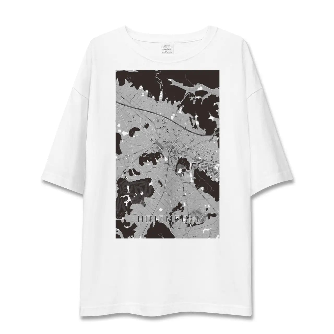 【北条町(兵庫県)】地図柄ビッグシルエットTシャツ