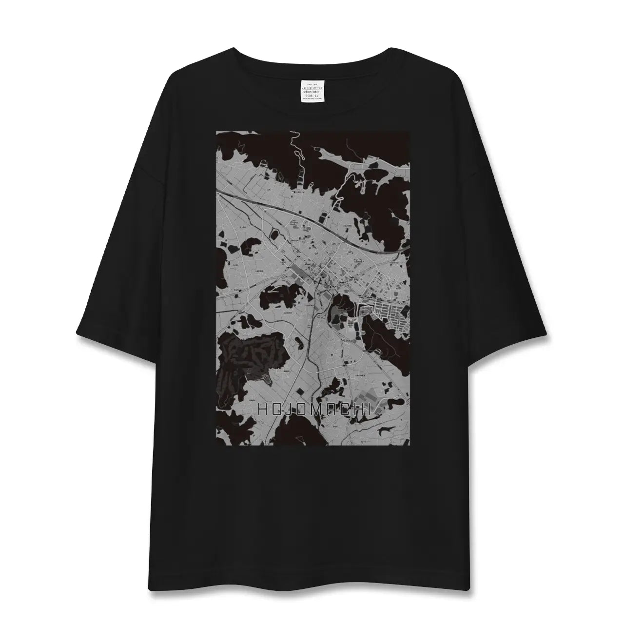 【北条町(兵庫県)】地図柄ビッグシルエットTシャツ