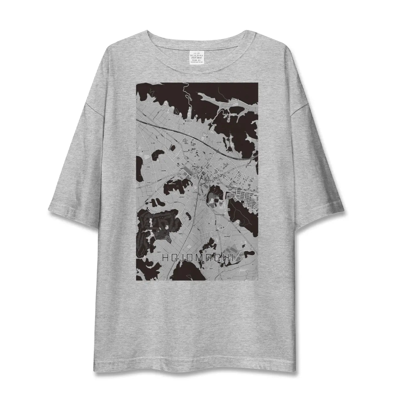 【北条町(兵庫県)】地図柄ビッグシルエットTシャツ