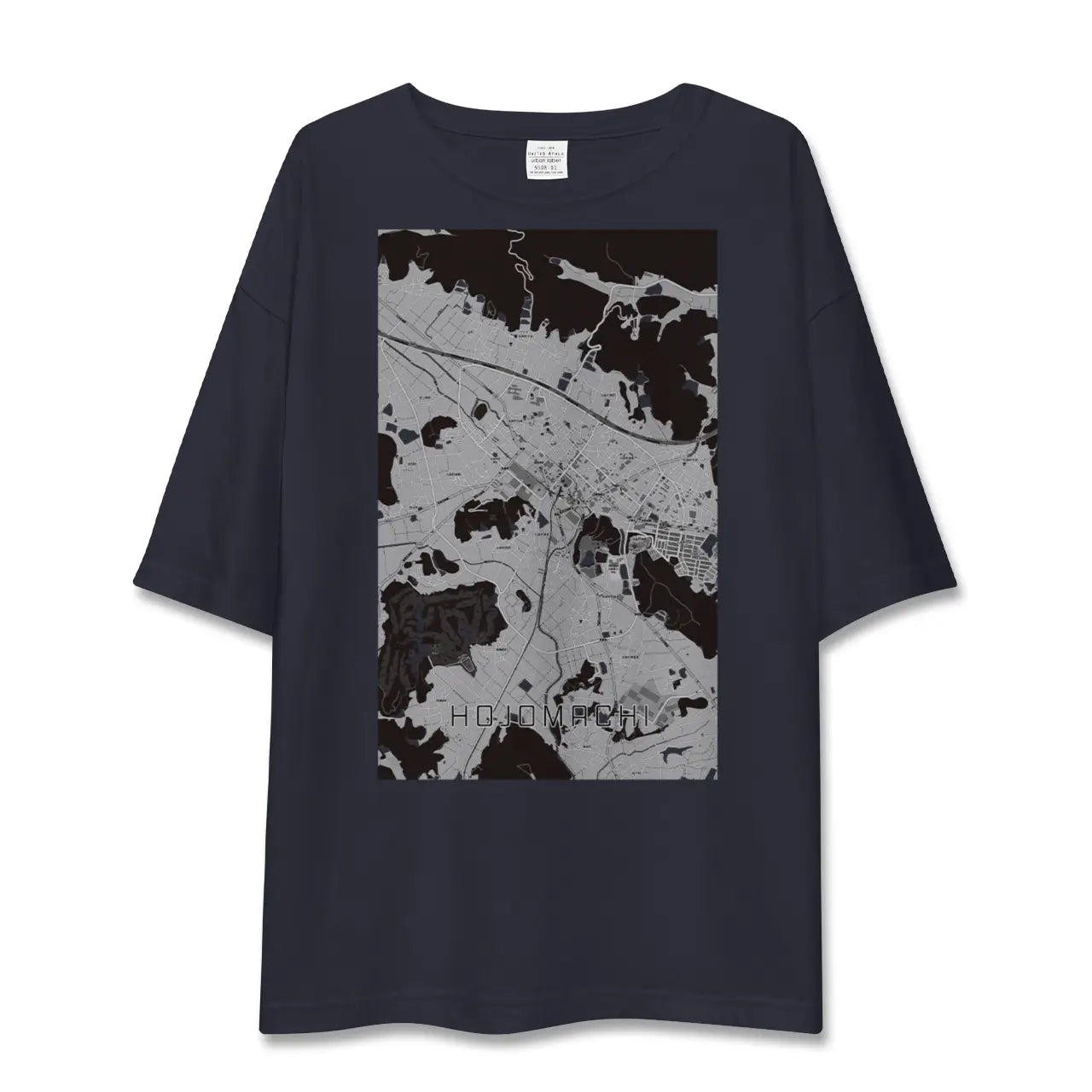【北条町(兵庫県)】地図柄ビッグシルエットTシャツ