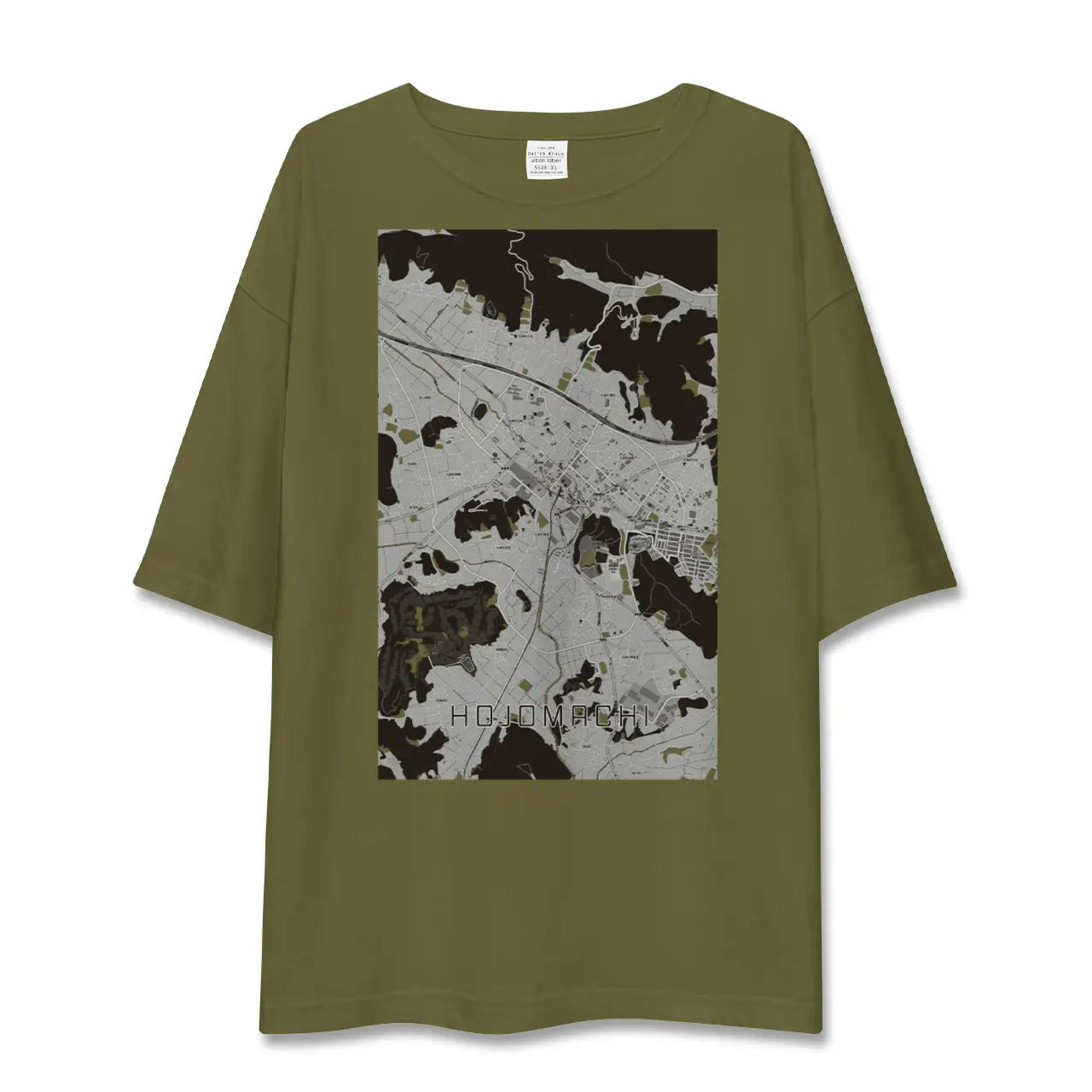 【北条町(兵庫県)】地図柄ビッグシルエットTシャツ