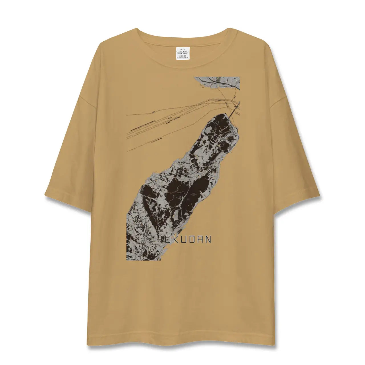 【北淡(兵庫県)】地図柄ビッグシルエットTシャツ