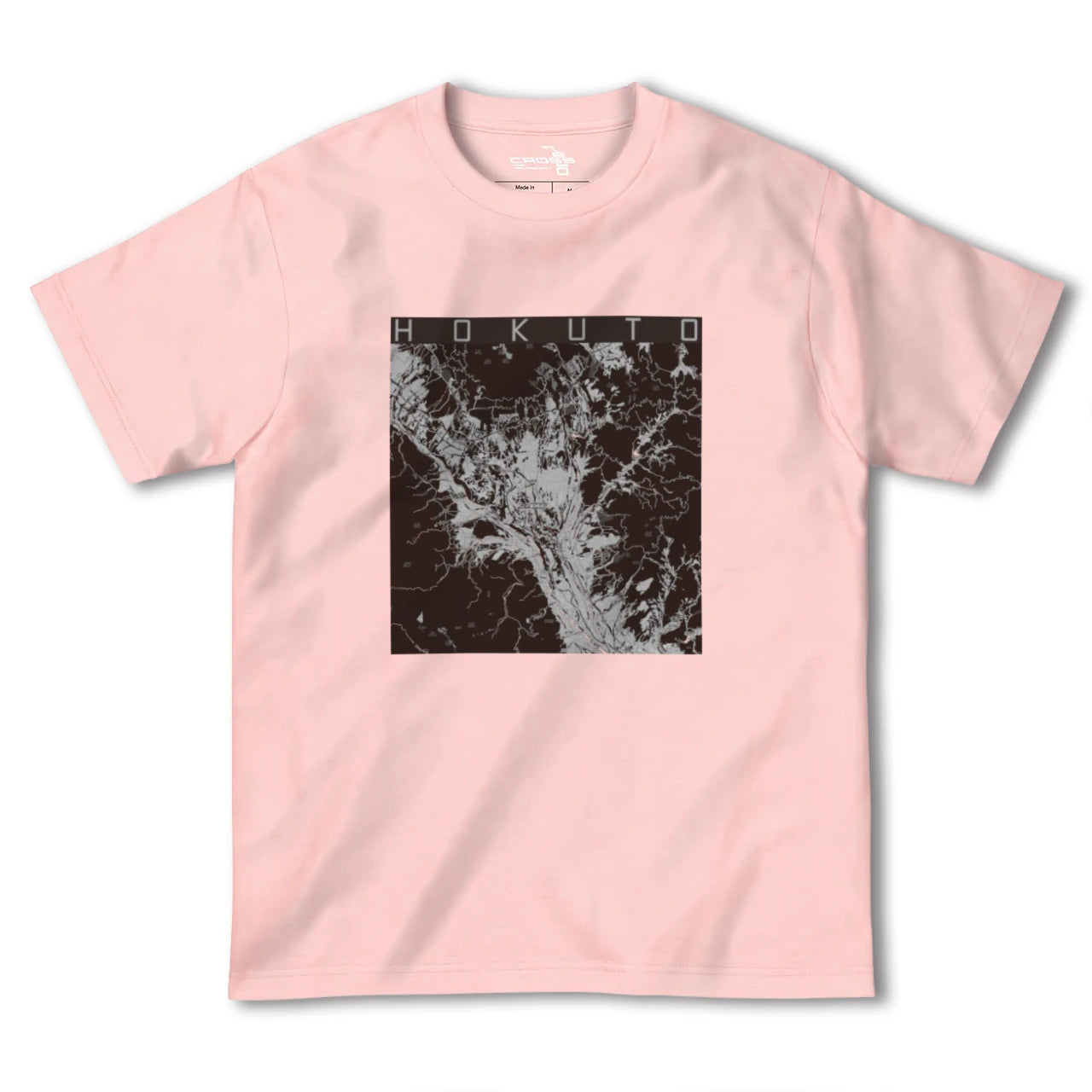 【北杜(山梨県)】地図柄ヘビーウェイトTシャツ