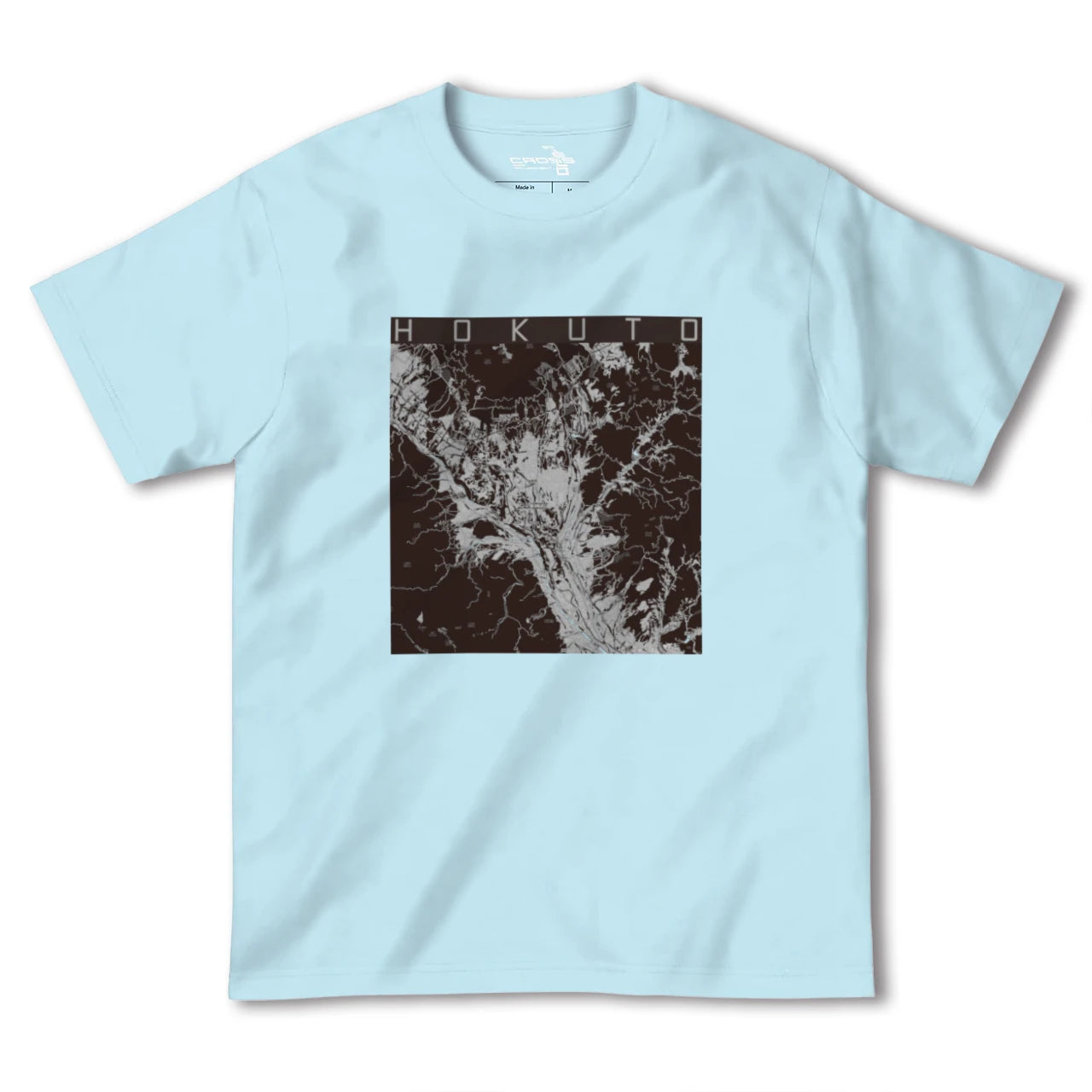 【北杜(山梨県)】地図柄ヘビーウェイトTシャツ