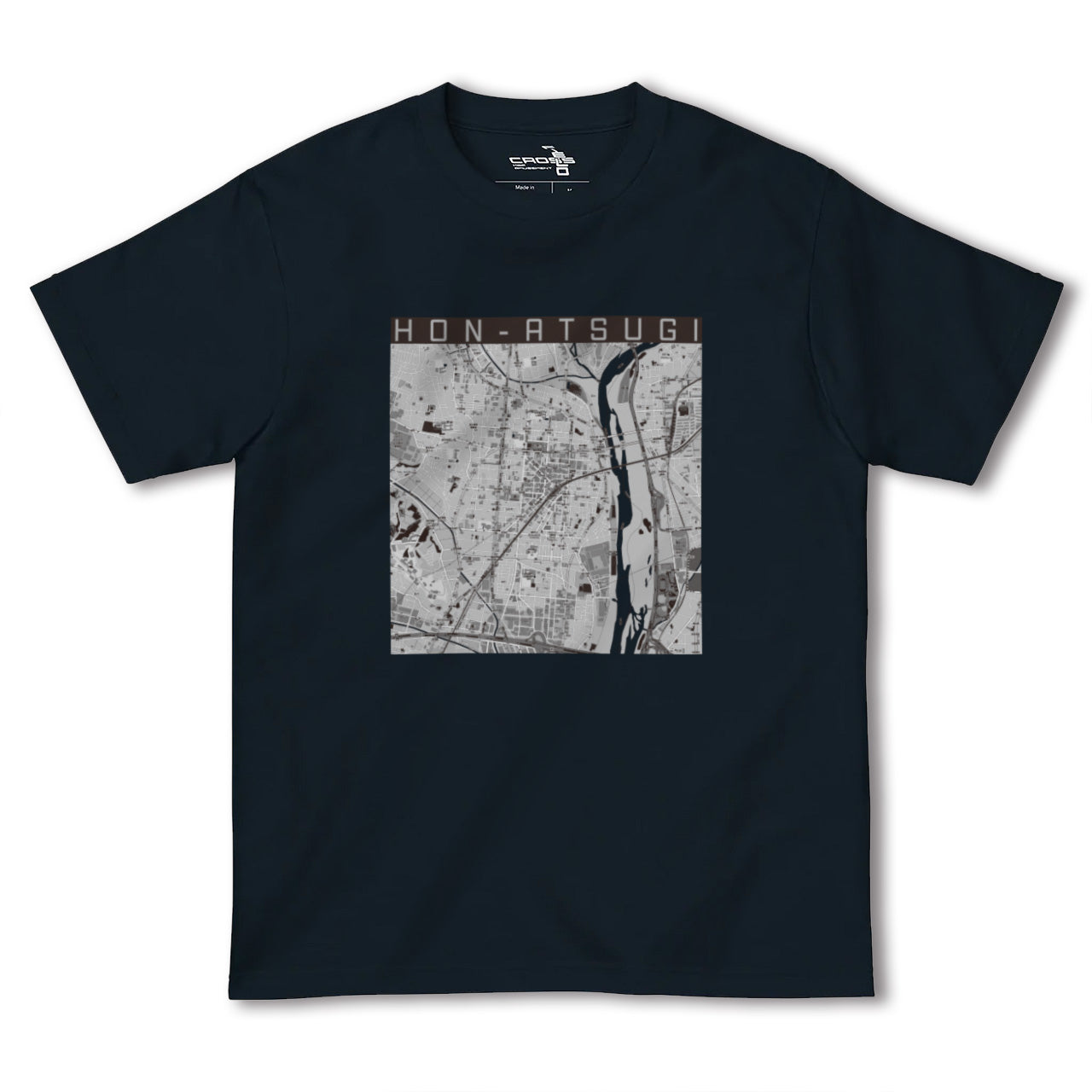 【本厚木(神奈川県)】地図柄ヘビーウェイトTシャツ