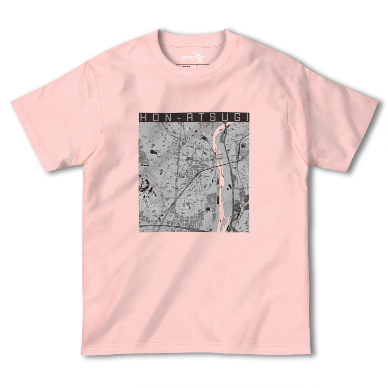 【本厚木(神奈川県)】地図柄ヘビーウェイトTシャツ