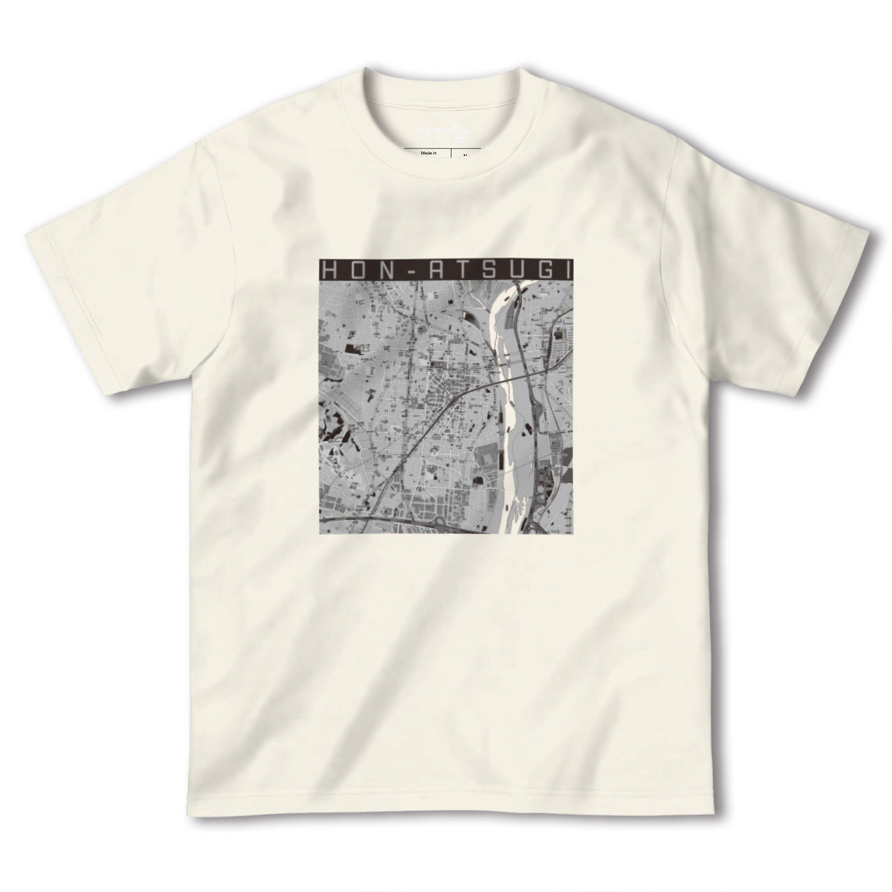 【本厚木(神奈川県)】地図柄ヘビーウェイトTシャツ