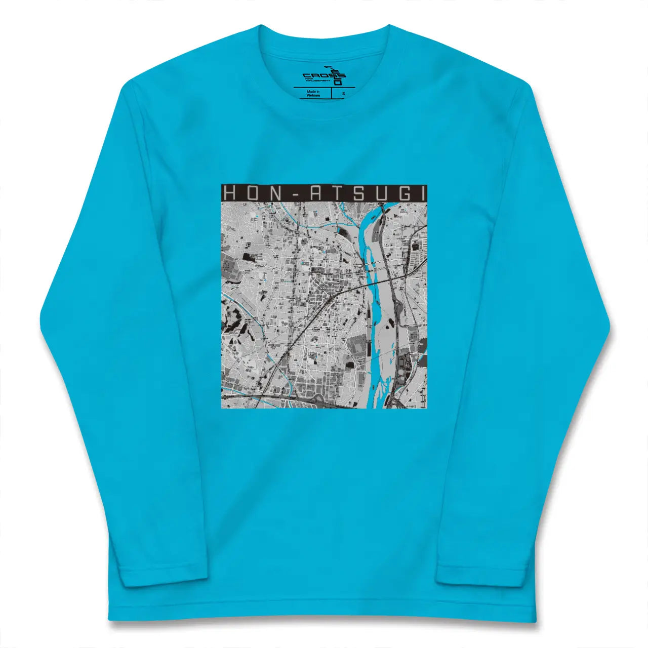 【本厚木(神奈川県)】地図柄ロングスリーブTシャツ