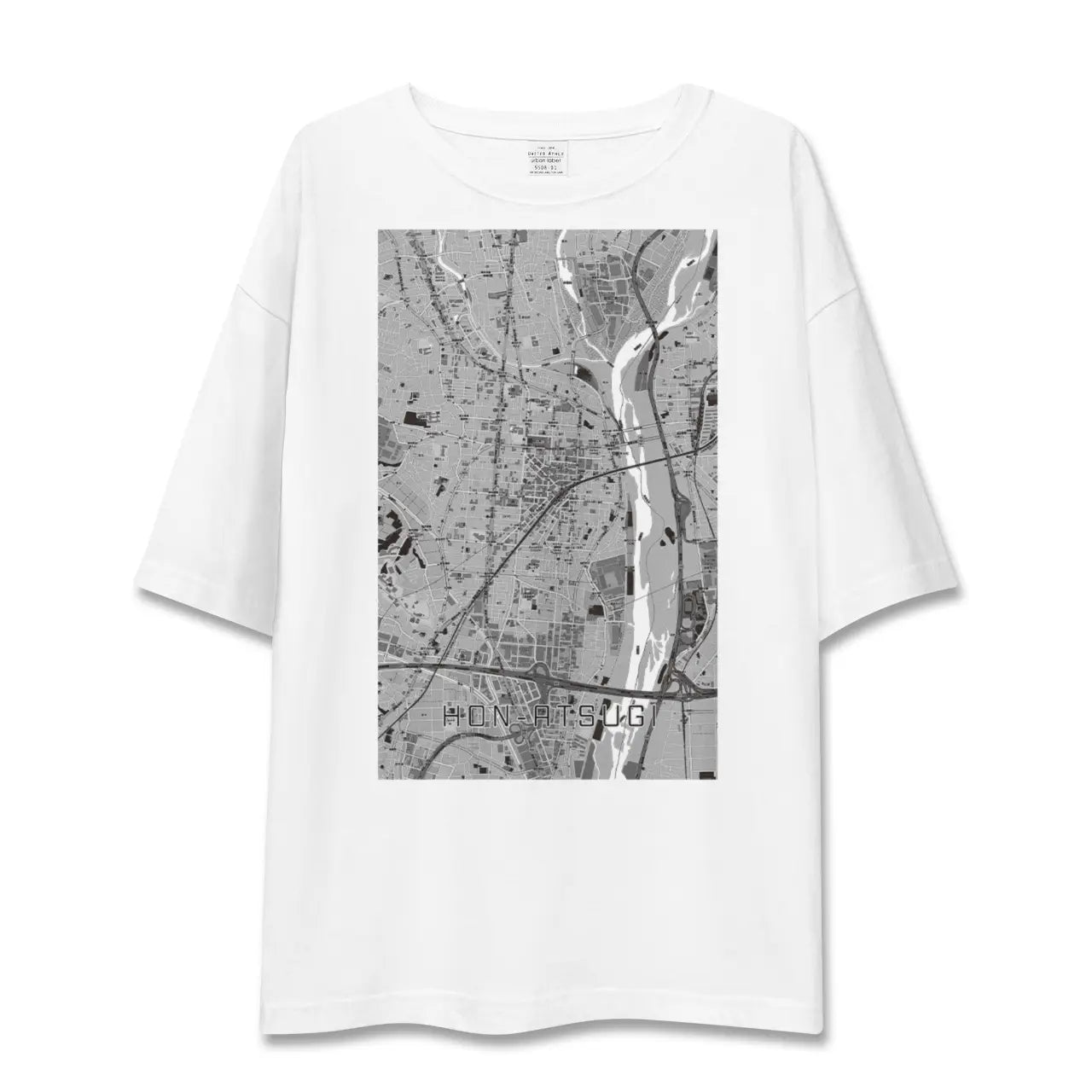 【本厚木(神奈川県)】地図柄ビッグシルエットTシャツ