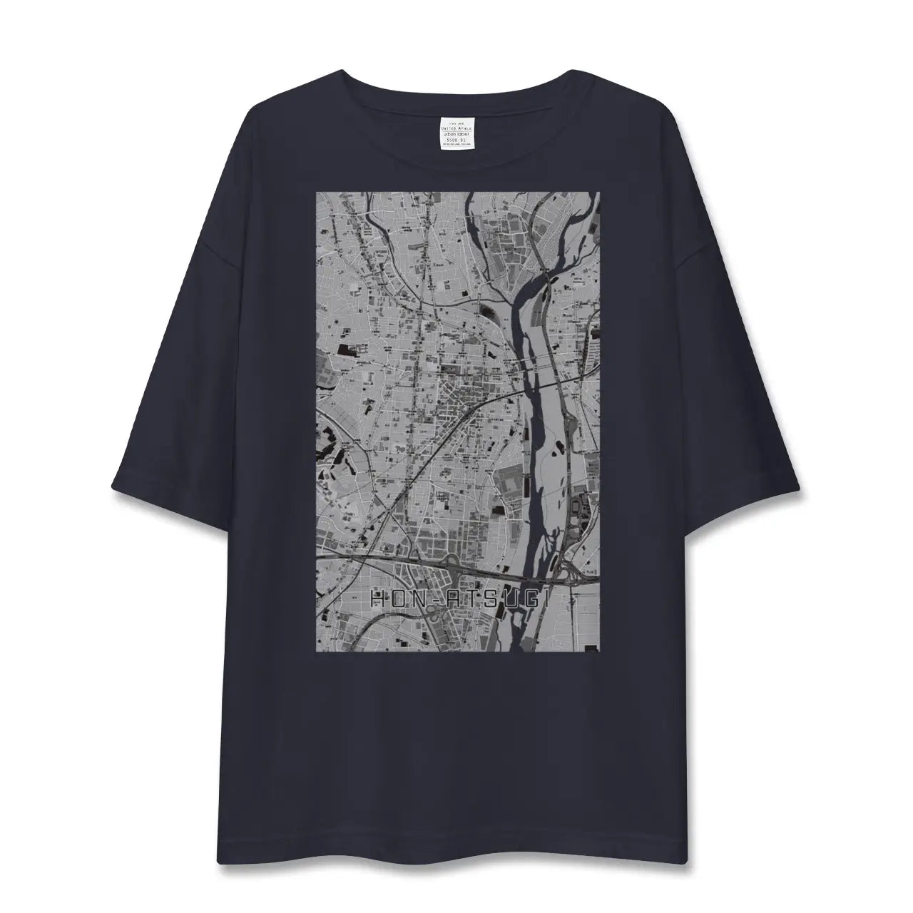 【本厚木(神奈川県)】地図柄ビッグシルエットTシャツ