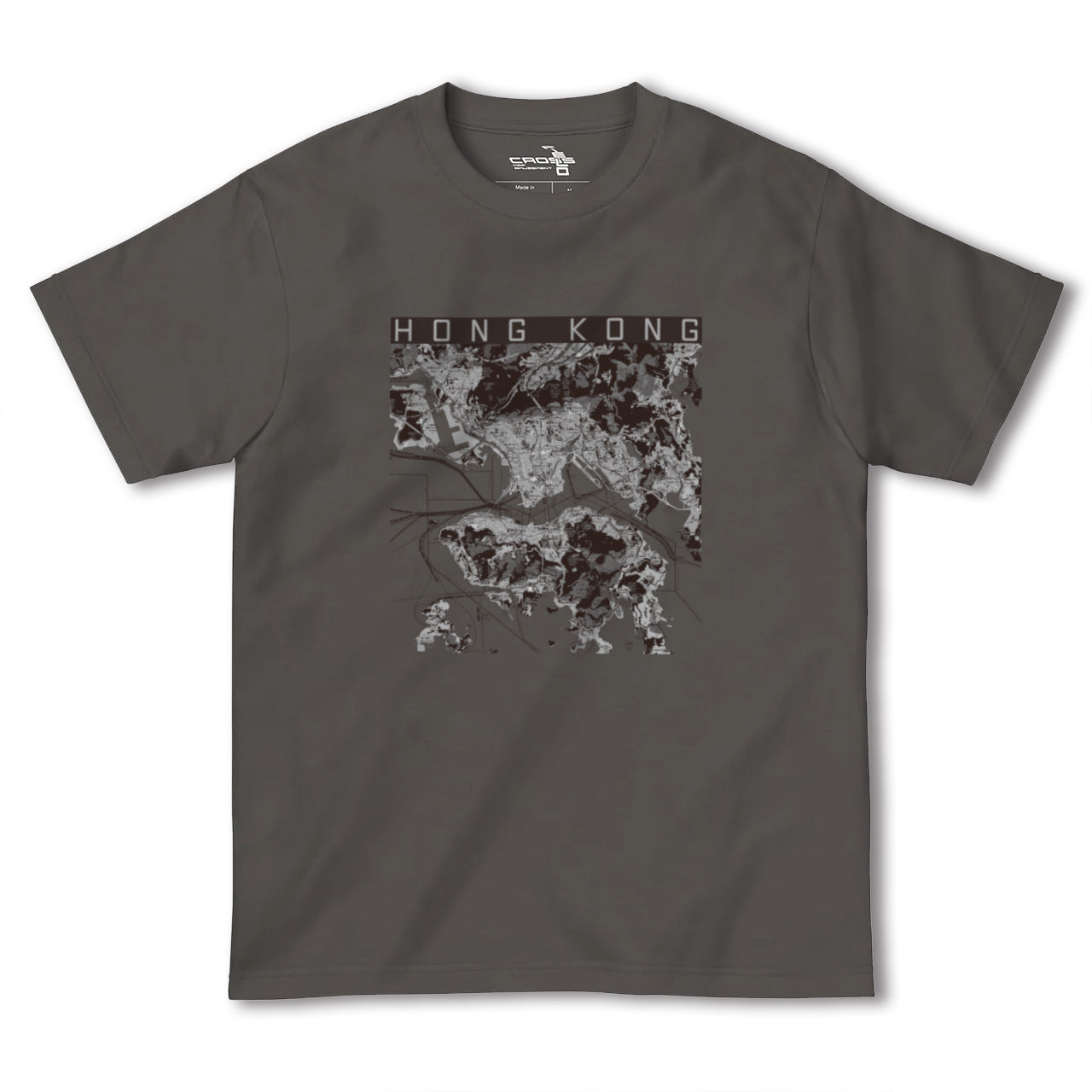 【香港(中国)】地図柄ヘビーウェイトTシャツ