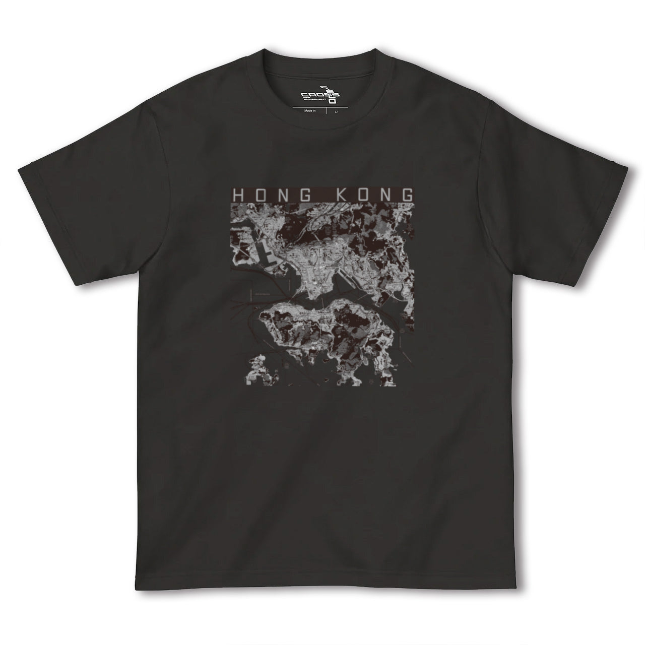 【香港(中国)】地図柄ヘビーウェイトTシャツ