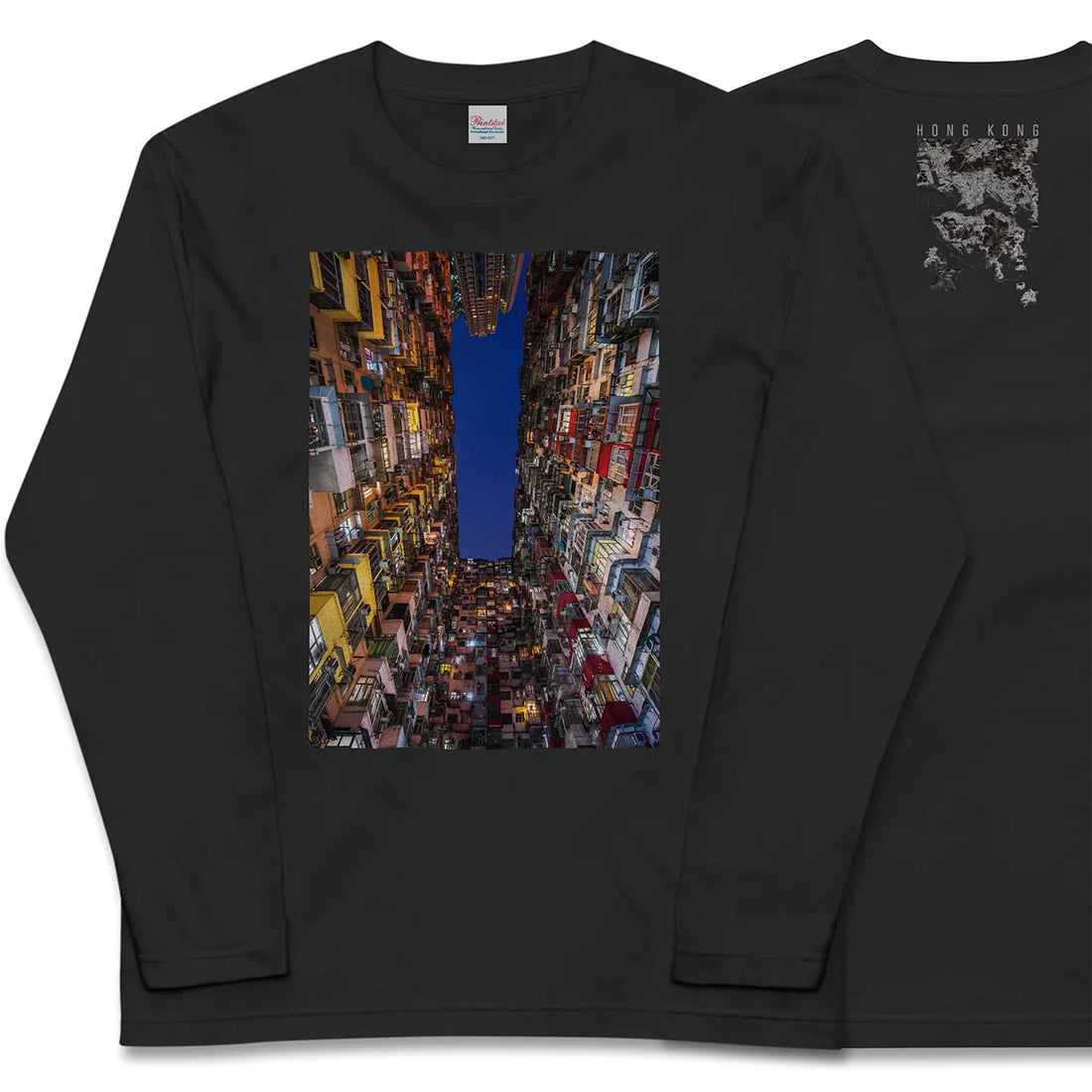 【香港(中華人民共和国)】Map World ロングスリーブTシャツ