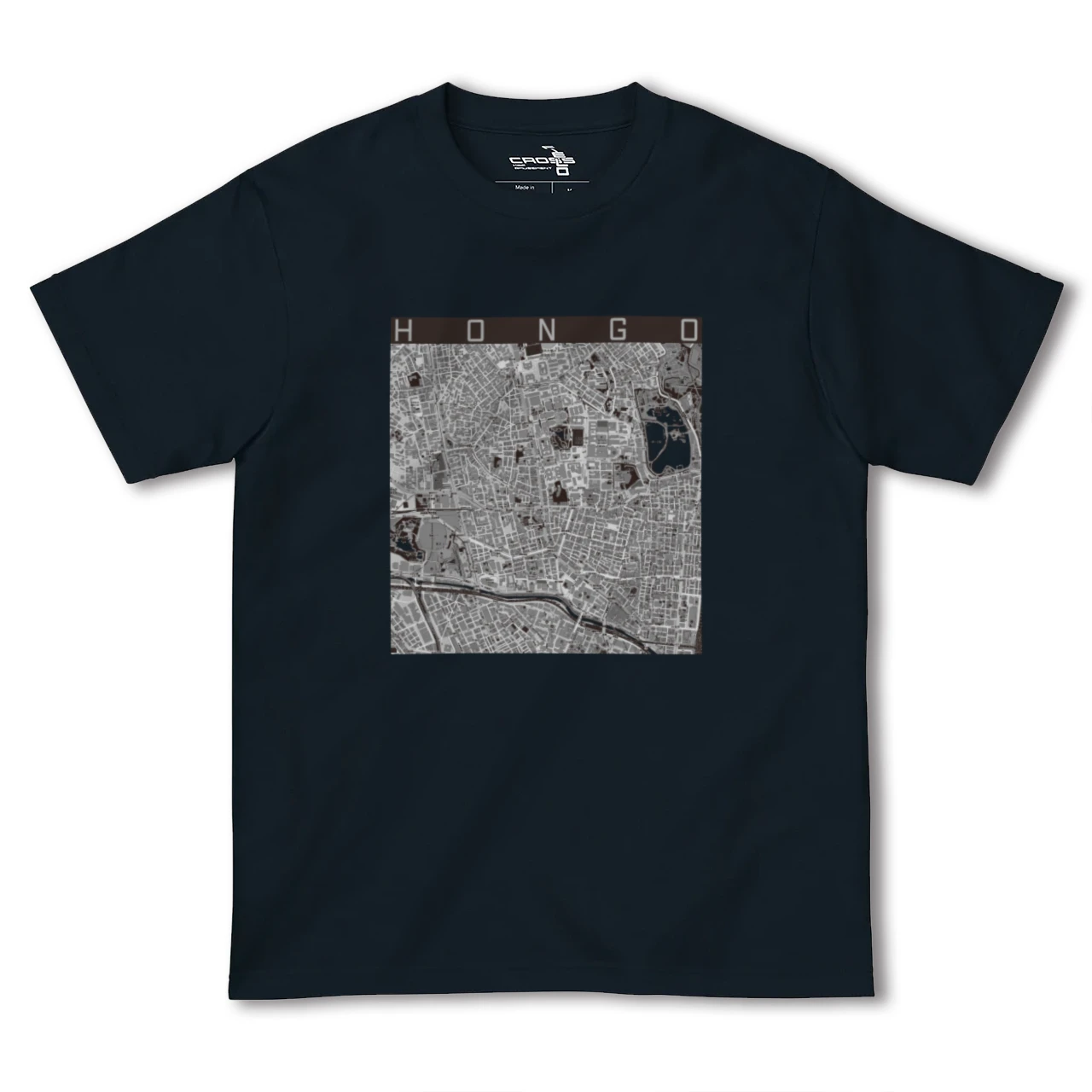 【本郷(東京都)】地図柄ヘビーウェイトTシャツ