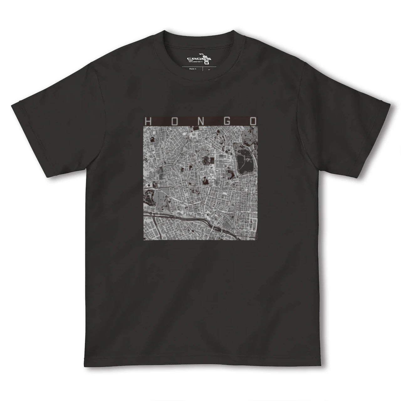 【本郷(東京都)】地図柄ヘビーウェイトTシャツ