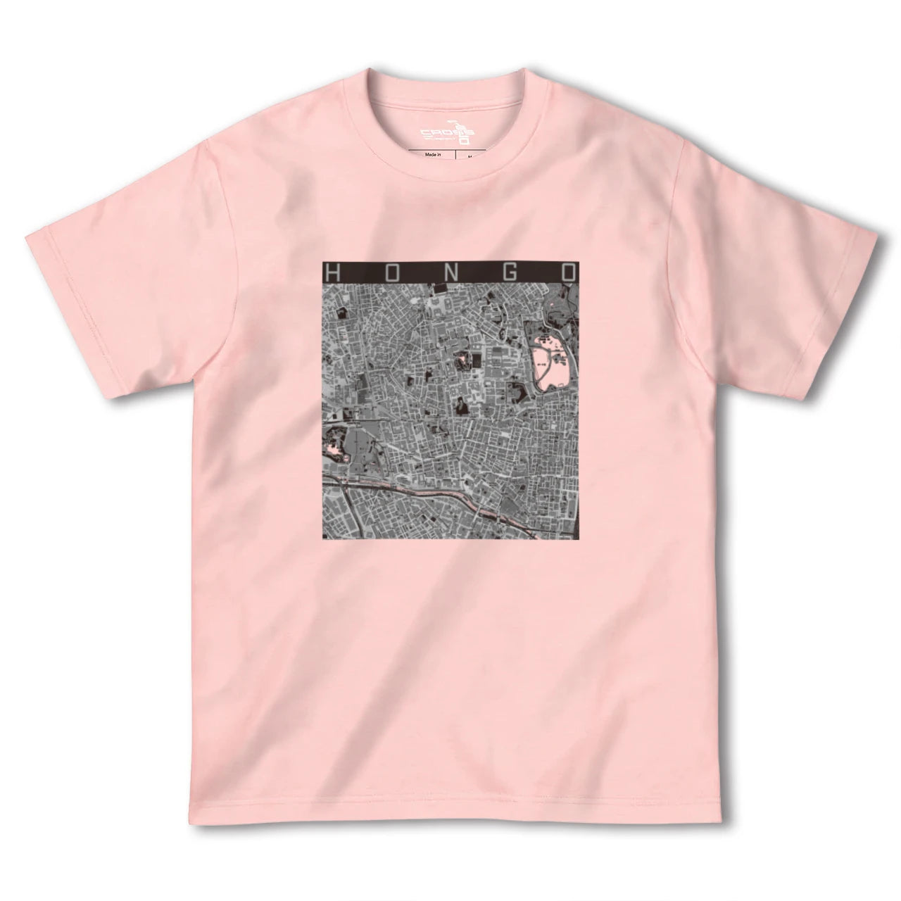 【本郷(東京都)】地図柄ヘビーウェイトTシャツ