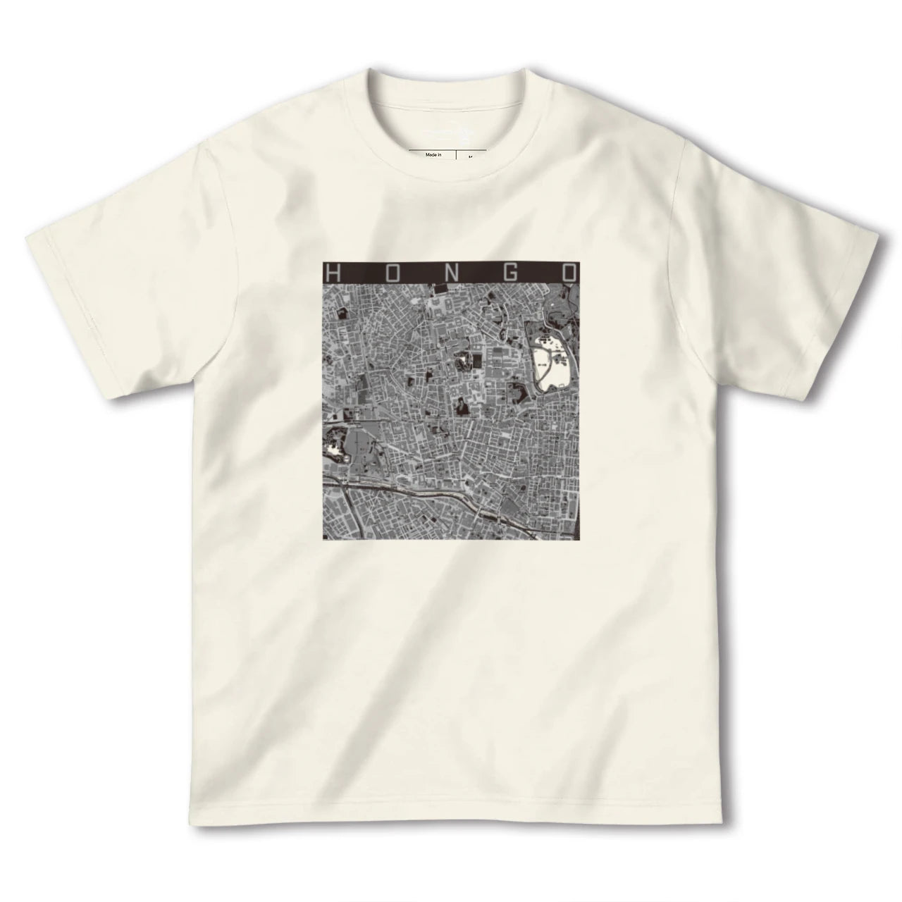 【本郷(東京都)】地図柄ヘビーウェイトTシャツ