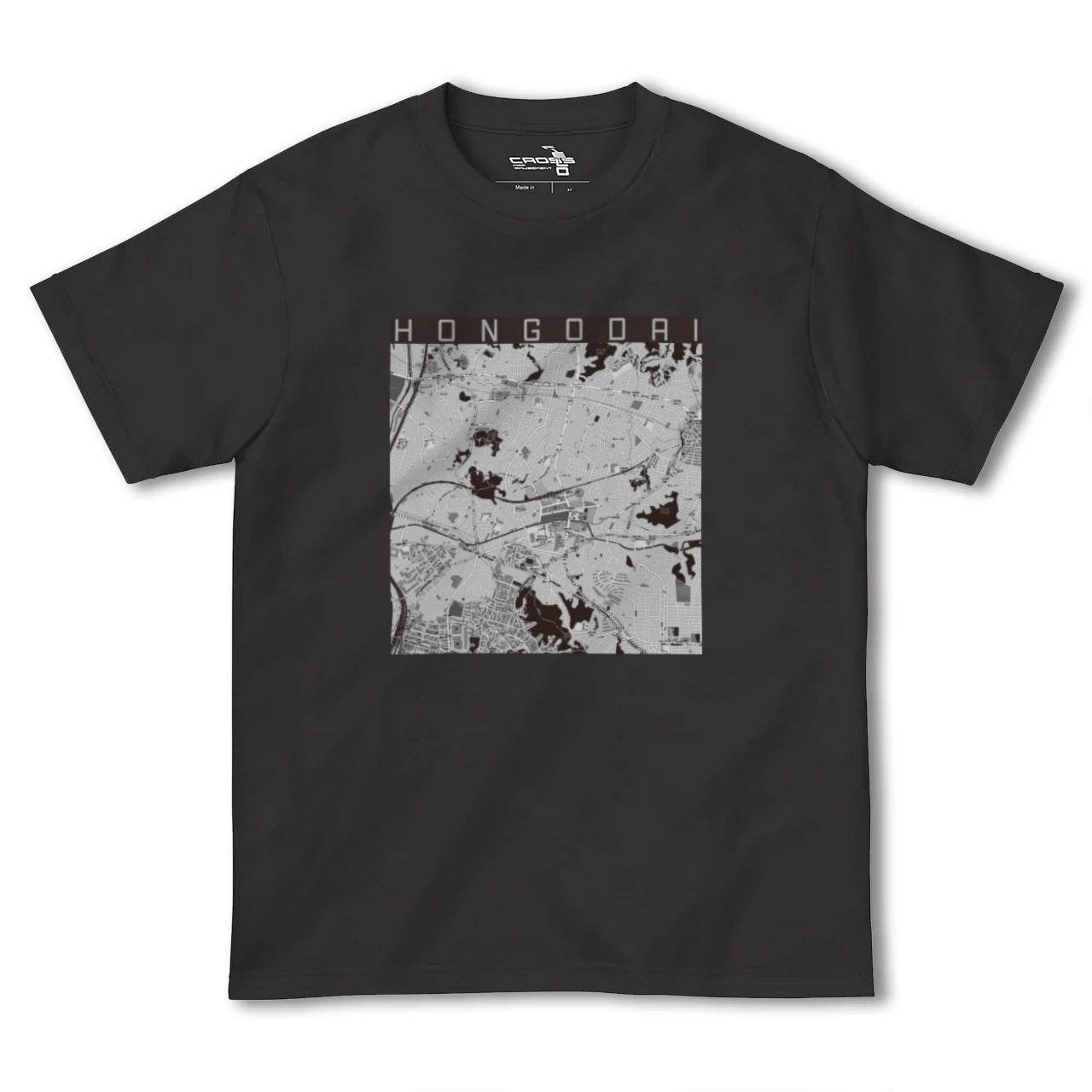 【本郷台(神奈川県)】地図柄ヘビーウェイトTシャツ
