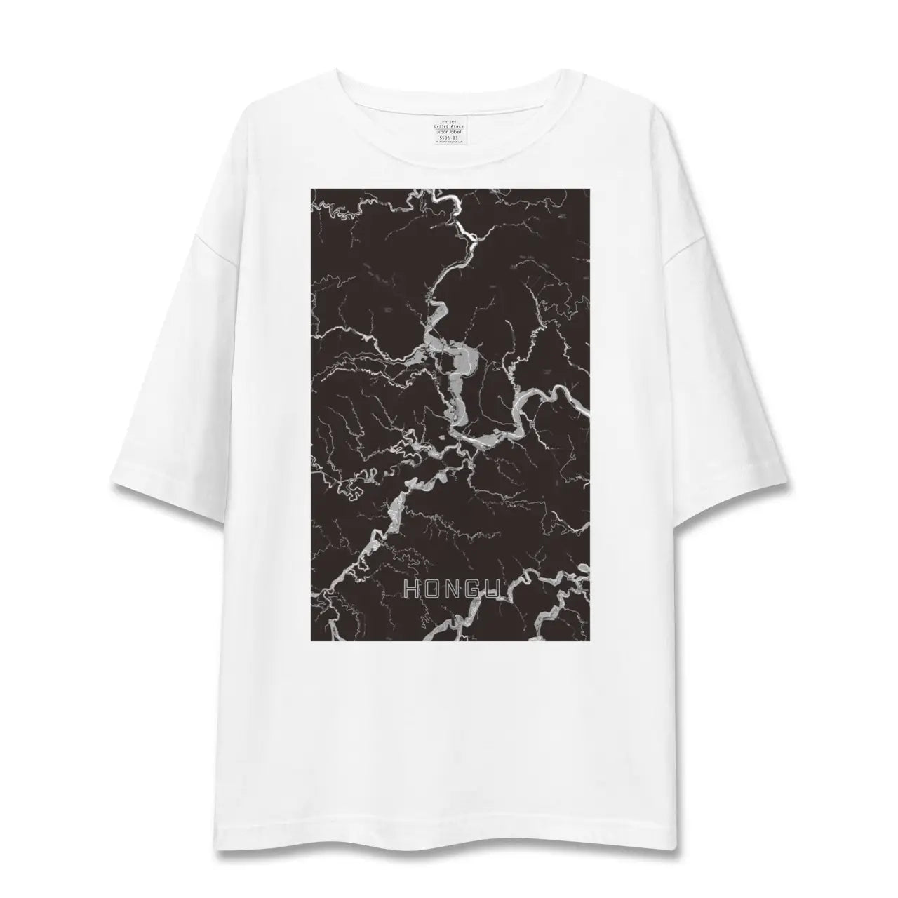 【本宮(和歌山県)】地図柄ビッグシルエットTシャツ