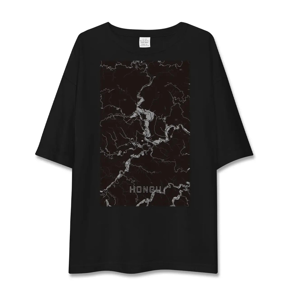 【本宮(和歌山県)】地図柄ビッグシルエットTシャツ