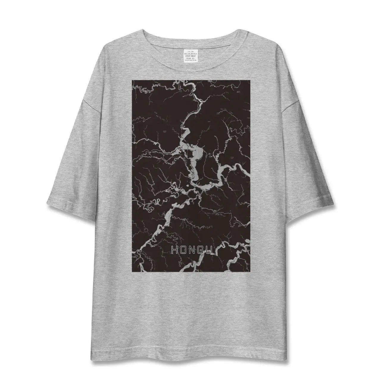 【本宮(和歌山県)】地図柄ビッグシルエットTシャツ