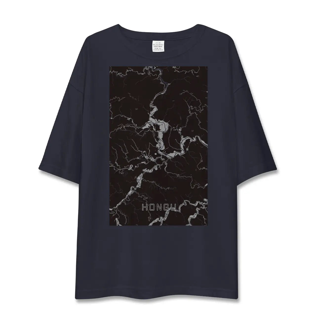 【本宮(和歌山県)】地図柄ビッグシルエットTシャツ