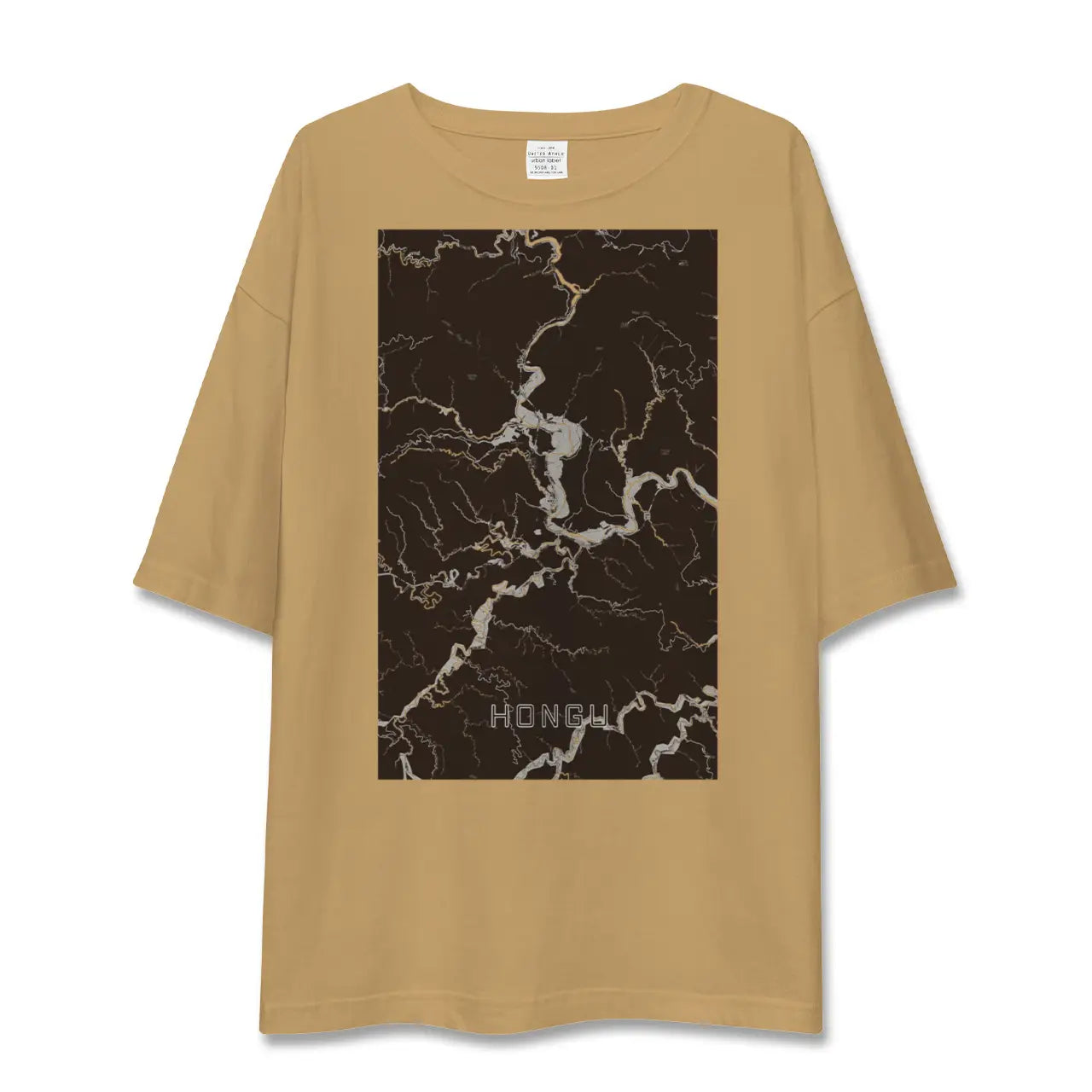 【本宮(和歌山県)】地図柄ビッグシルエットTシャツ