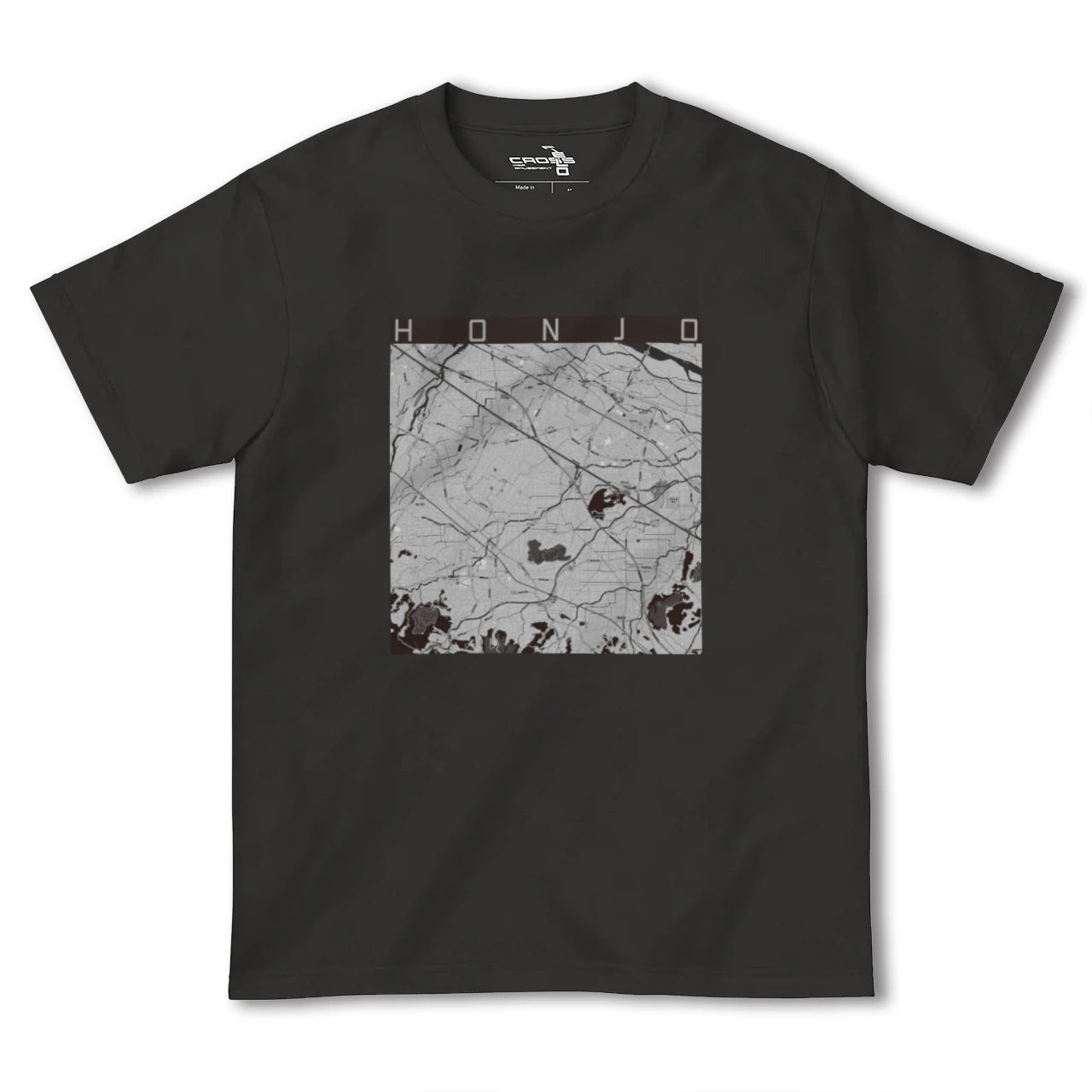 【本庄(埼玉県)】地図柄ヘビーウェイトTシャツ