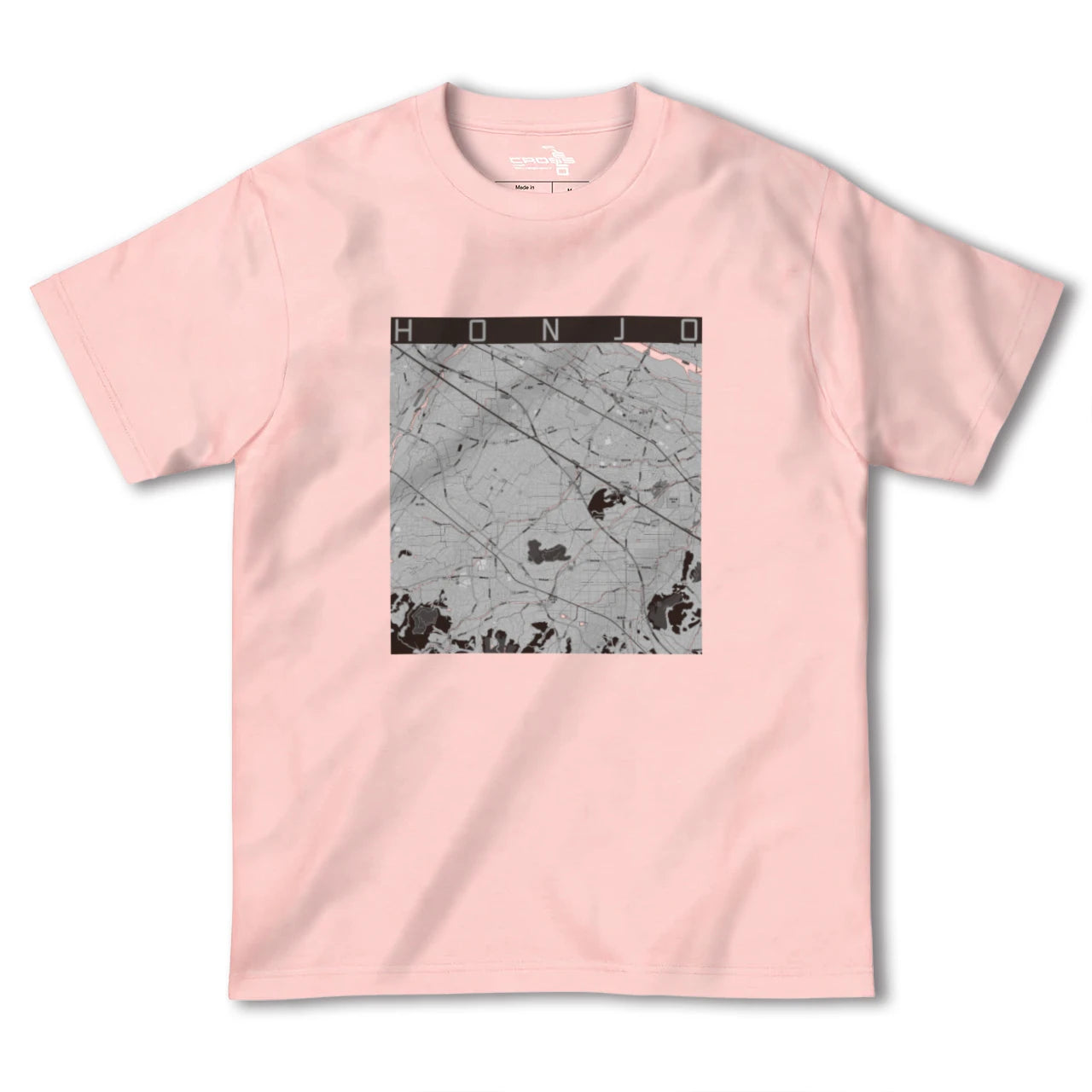 【本庄(埼玉県)】地図柄ヘビーウェイトTシャツ