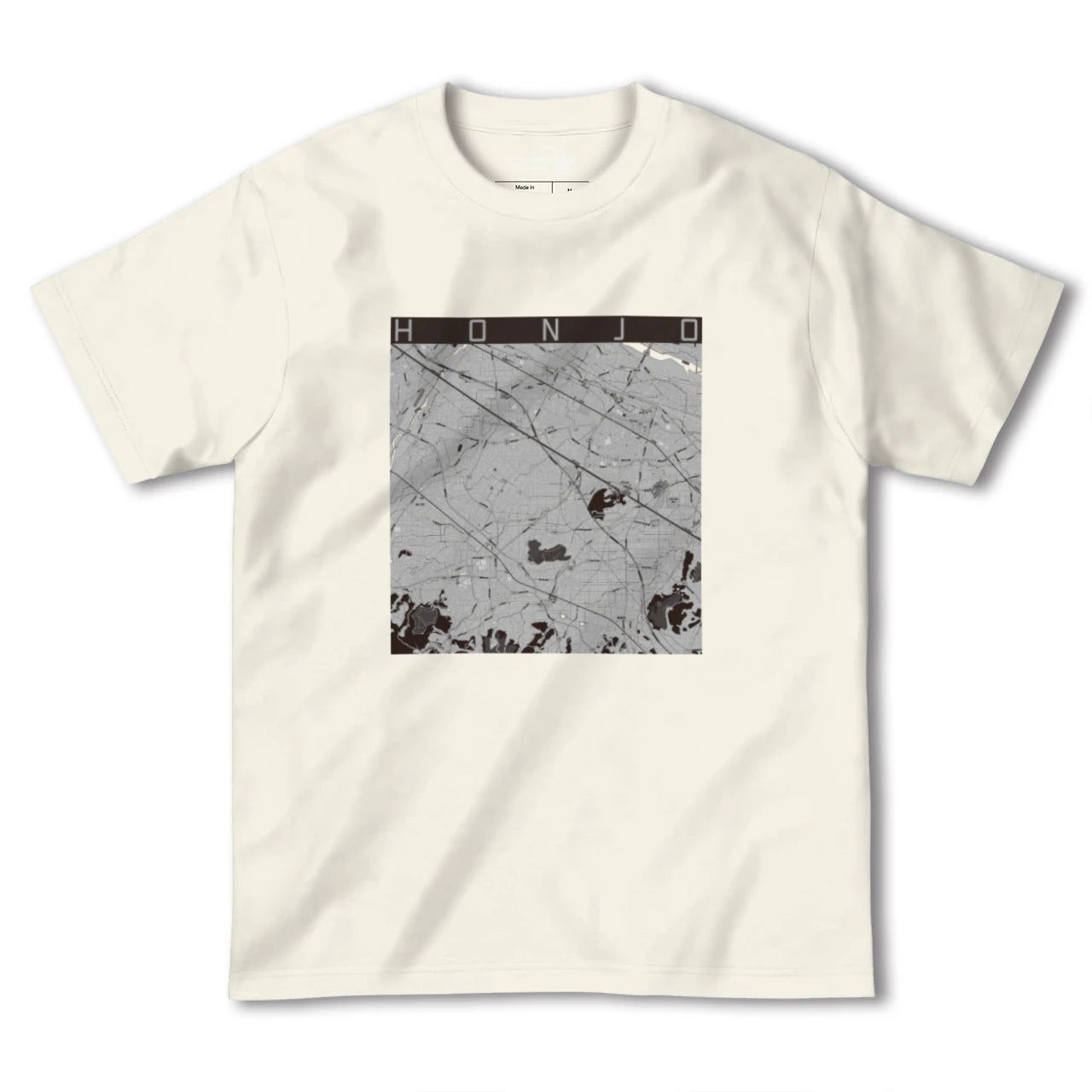 【本庄(埼玉県)】地図柄ヘビーウェイトTシャツ