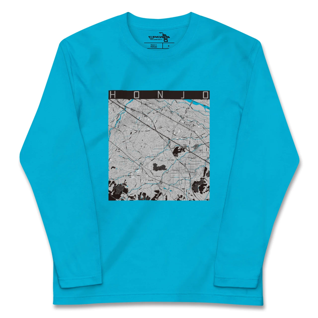【本庄(埼玉県)】地図柄ロングスリーブTシャツ