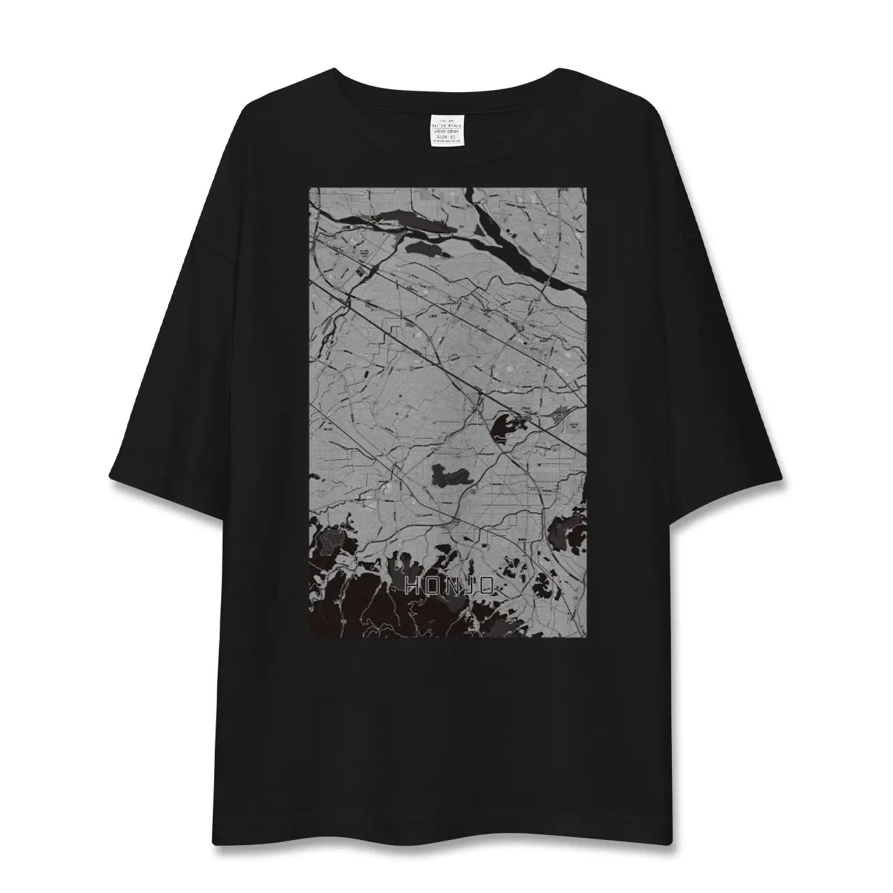 【本庄(埼玉県)】地図柄ビッグシルエットTシャツ