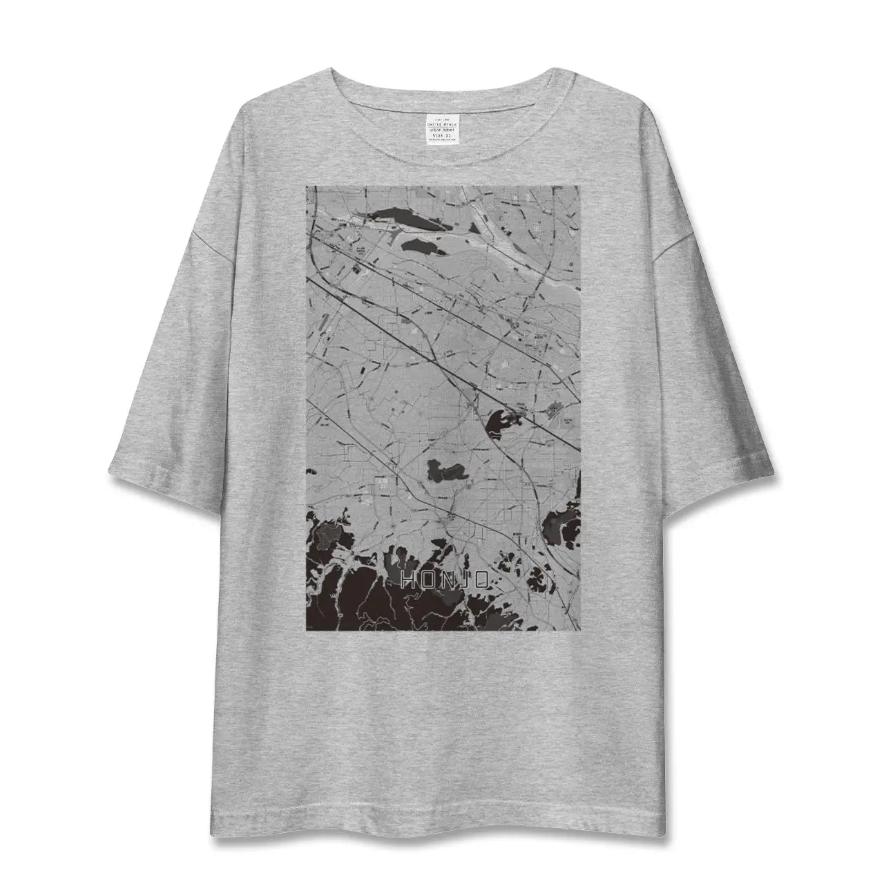 【本庄(埼玉県)】地図柄ビッグシルエットTシャツ