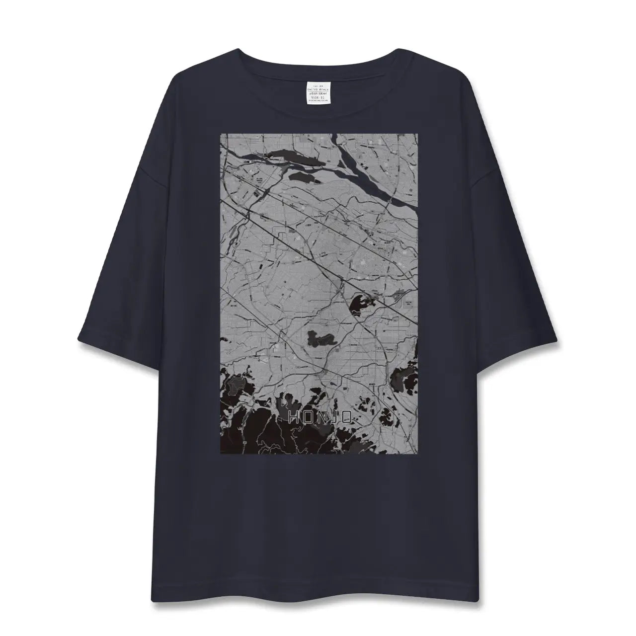 【本庄(埼玉県)】地図柄ビッグシルエットTシャツ