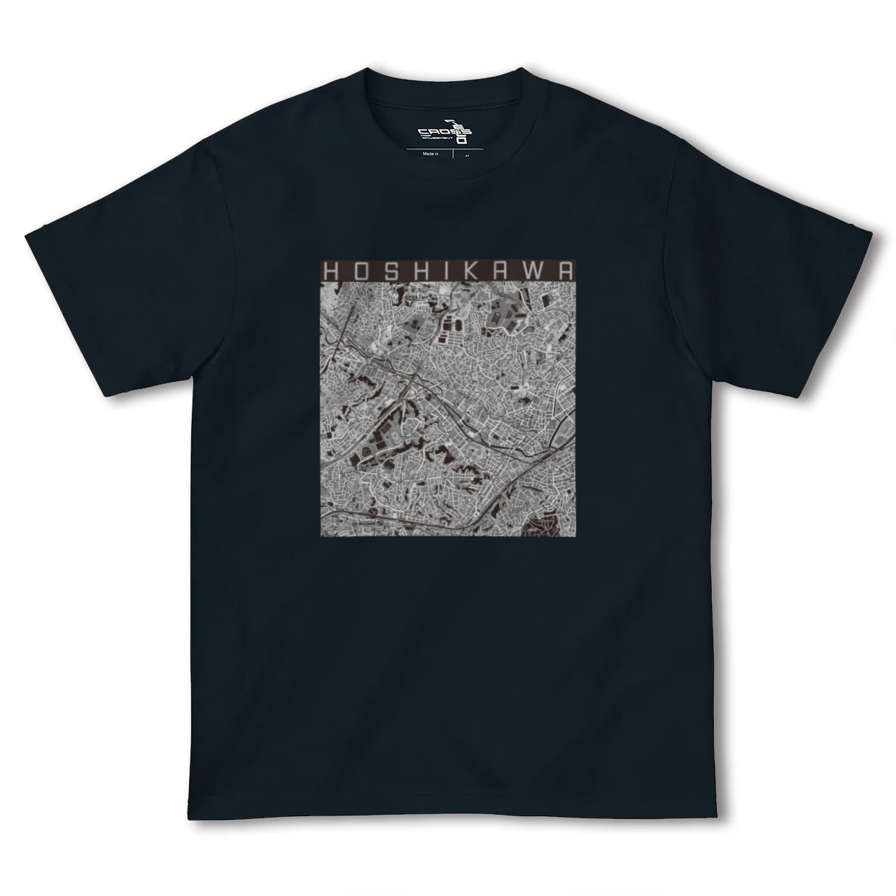 【星川(神奈川県)】地図柄ヘビーウェイトTシャツ