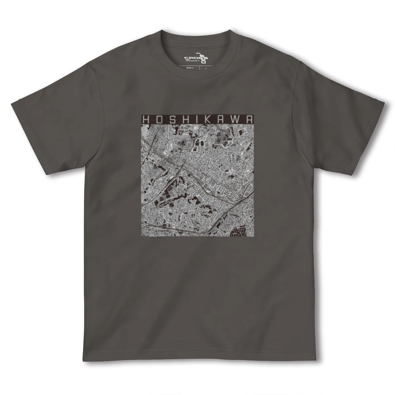 【星川(神奈川県)】地図柄ヘビーウェイトTシャツ