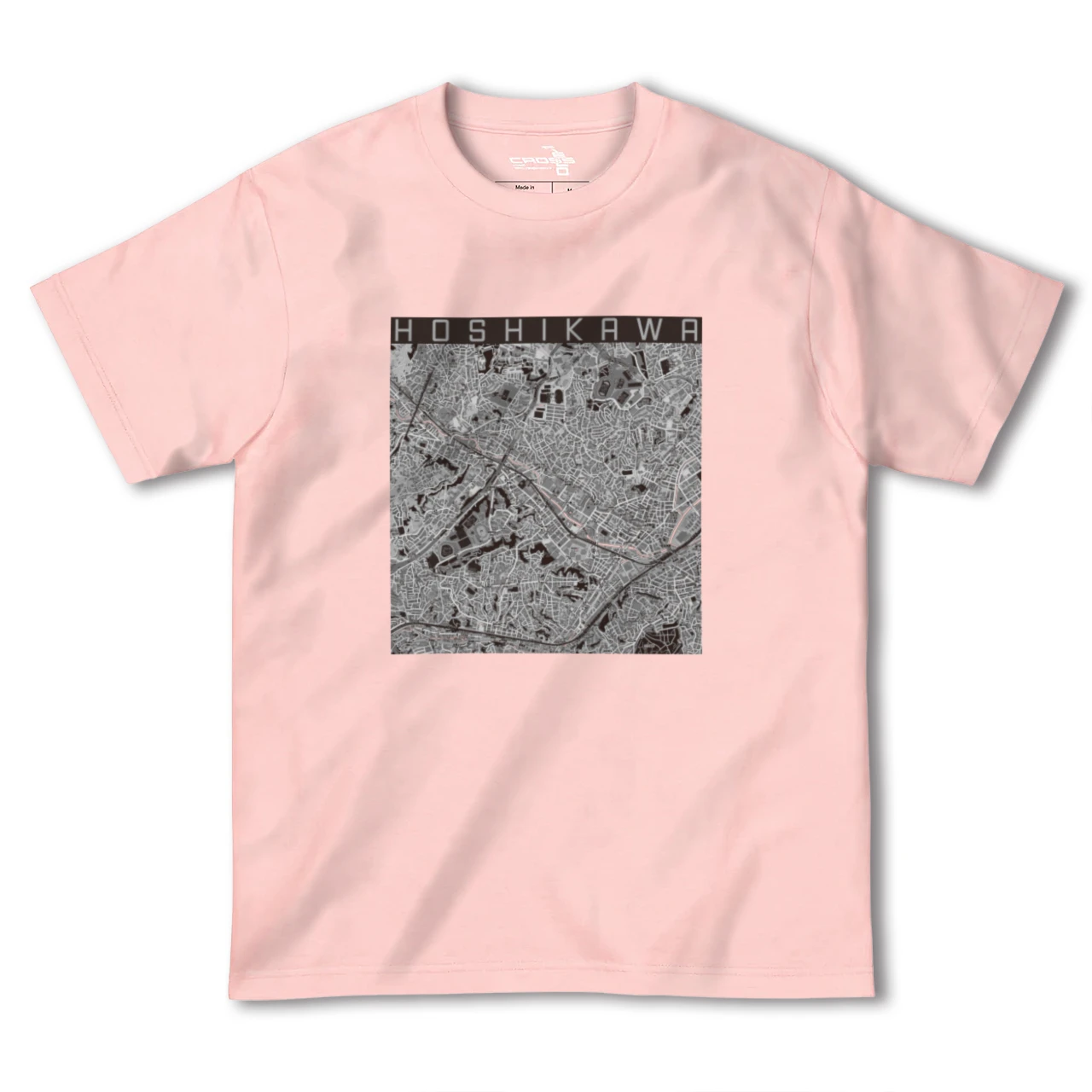 【星川(神奈川県)】地図柄ヘビーウェイトTシャツ