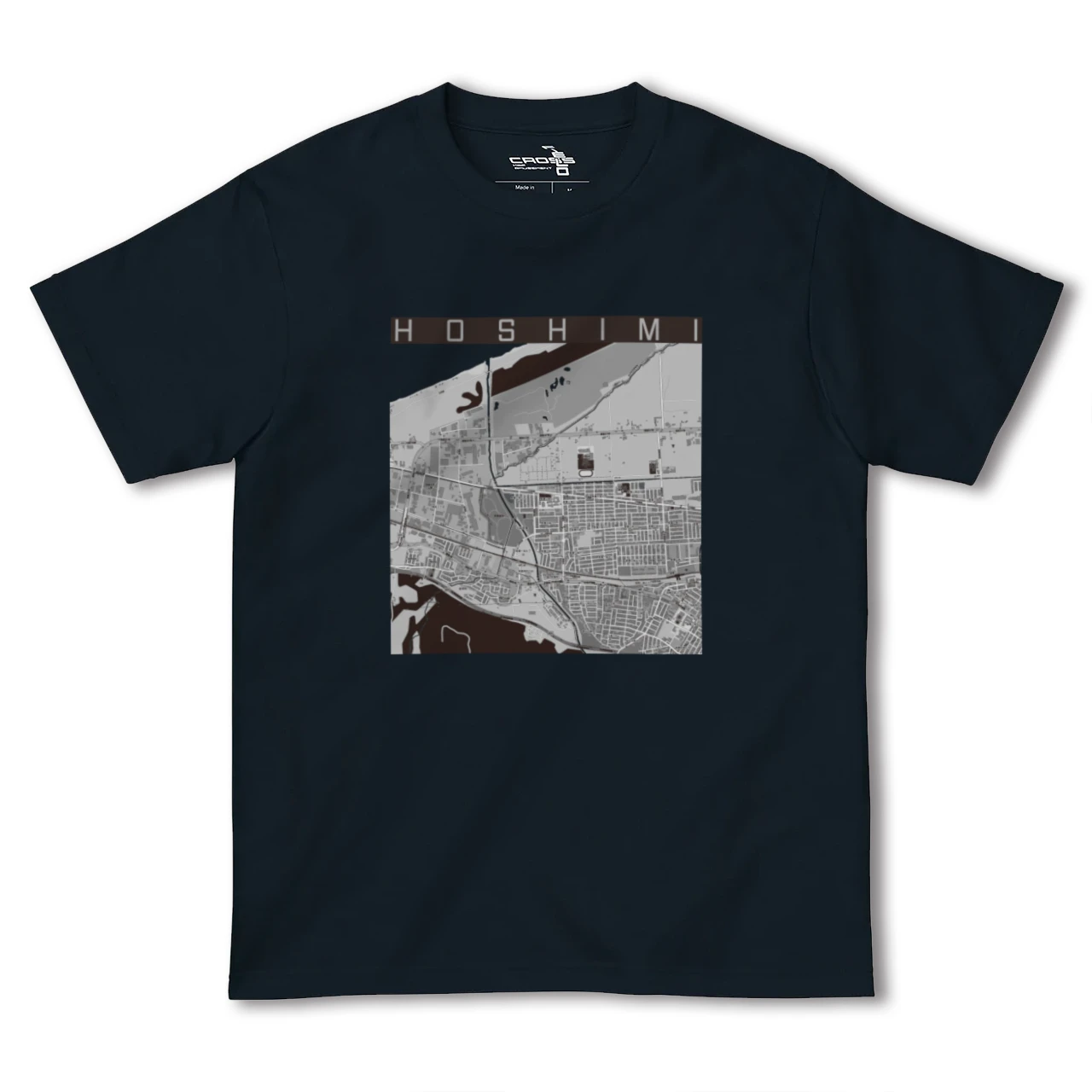 【ほしみ(北海道)】地図柄ヘビーウェイトTシャツ