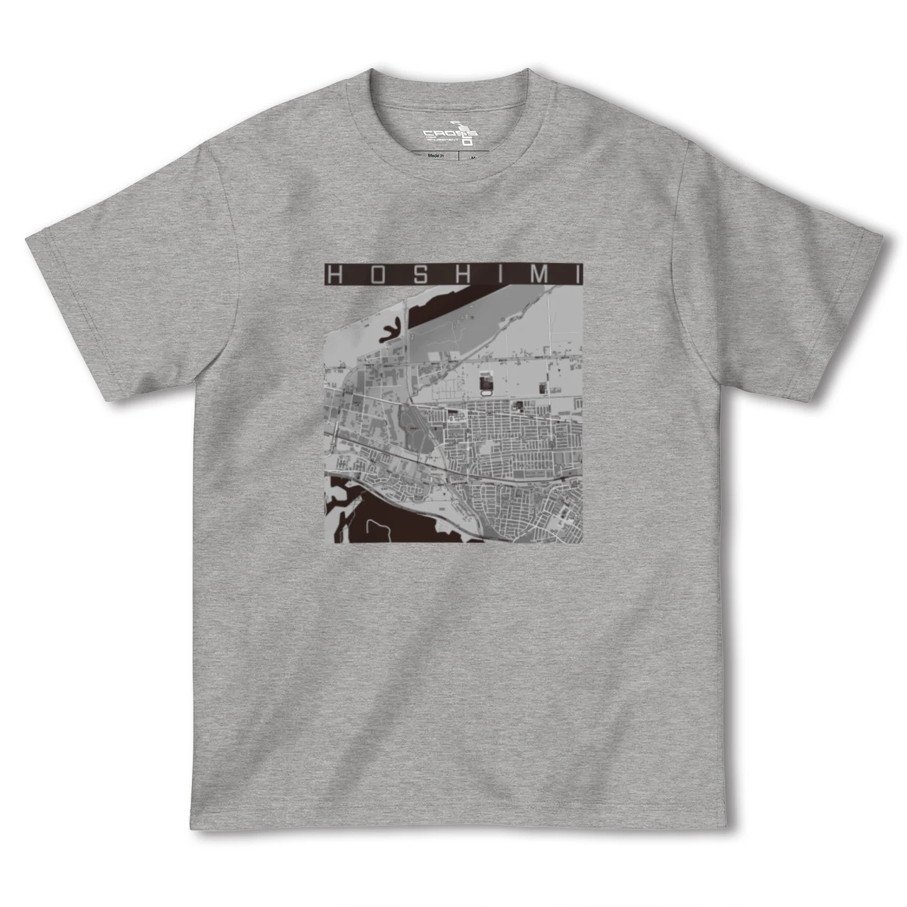 【ほしみ(北海道)】地図柄ヘビーウェイトTシャツ