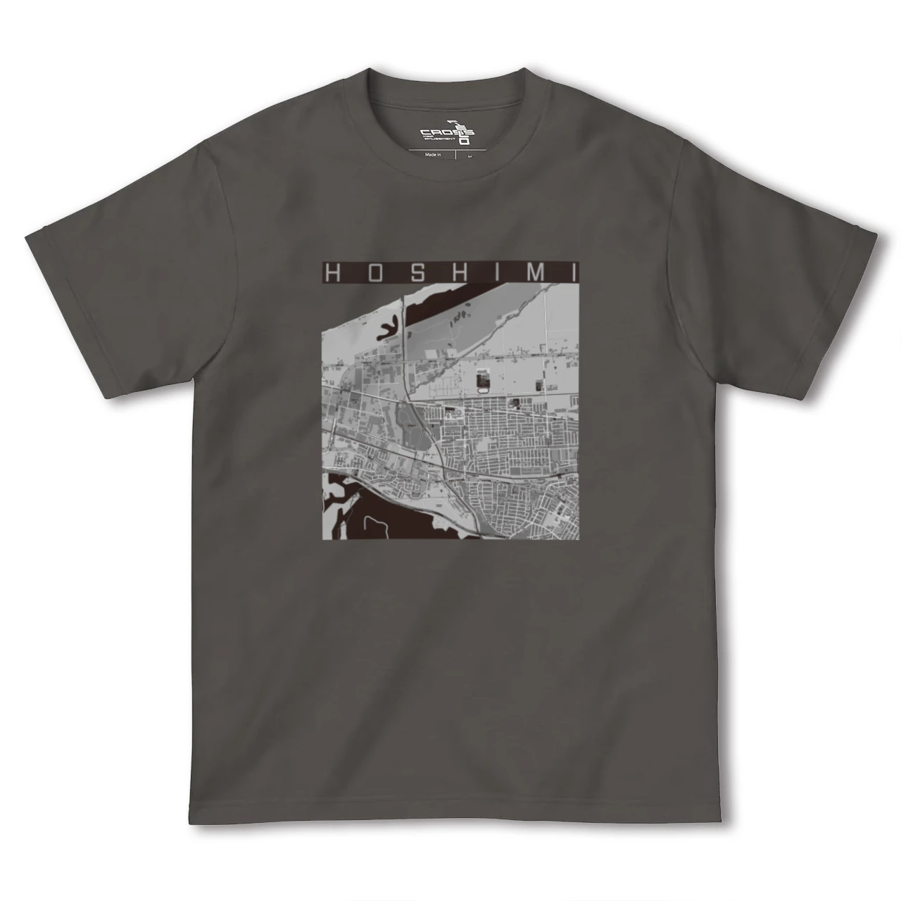 【ほしみ(北海道)】地図柄ヘビーウェイトTシャツ